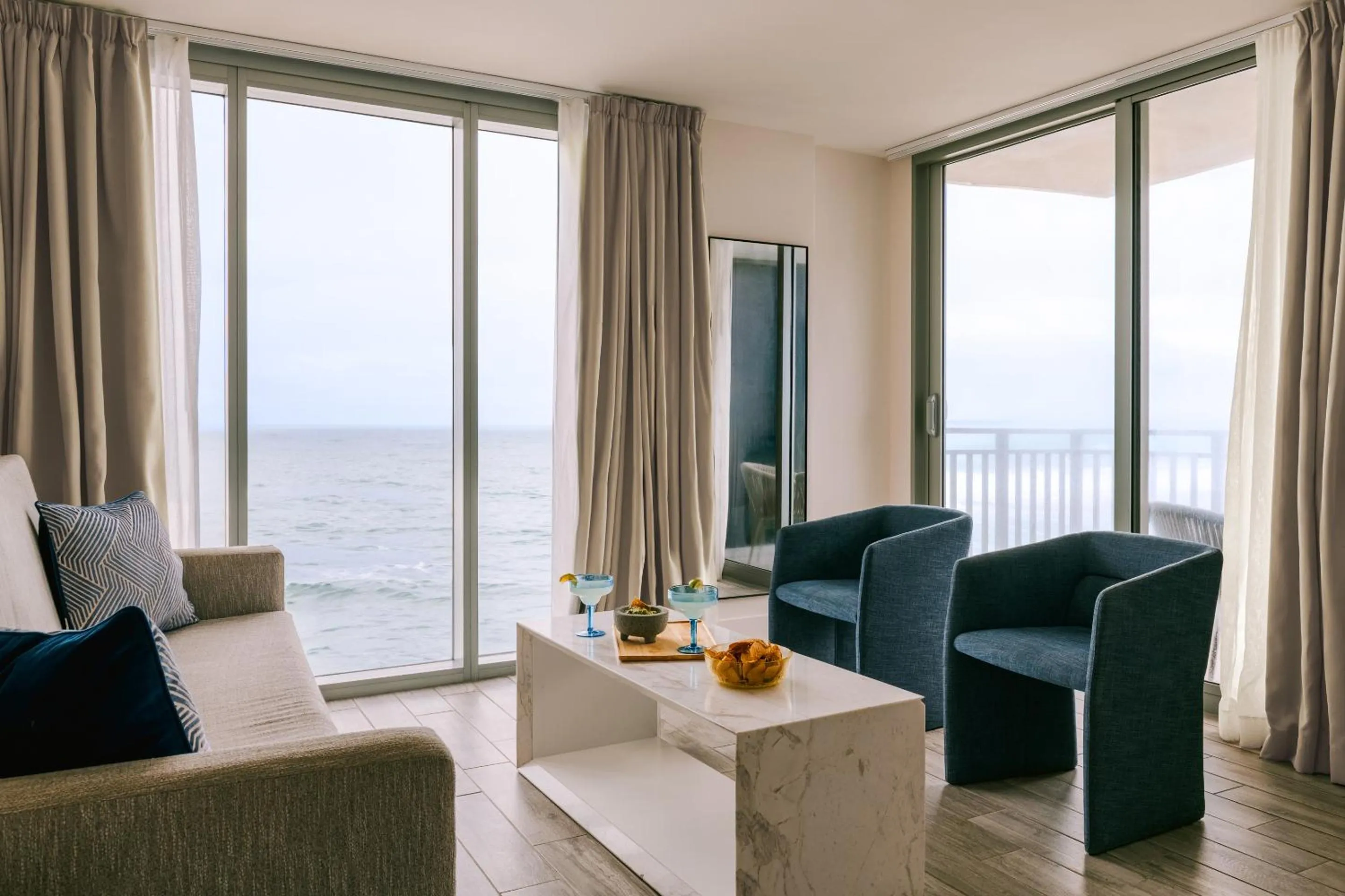 King Suite with Ocean View in Hillsboro Beach Resort by Kasa