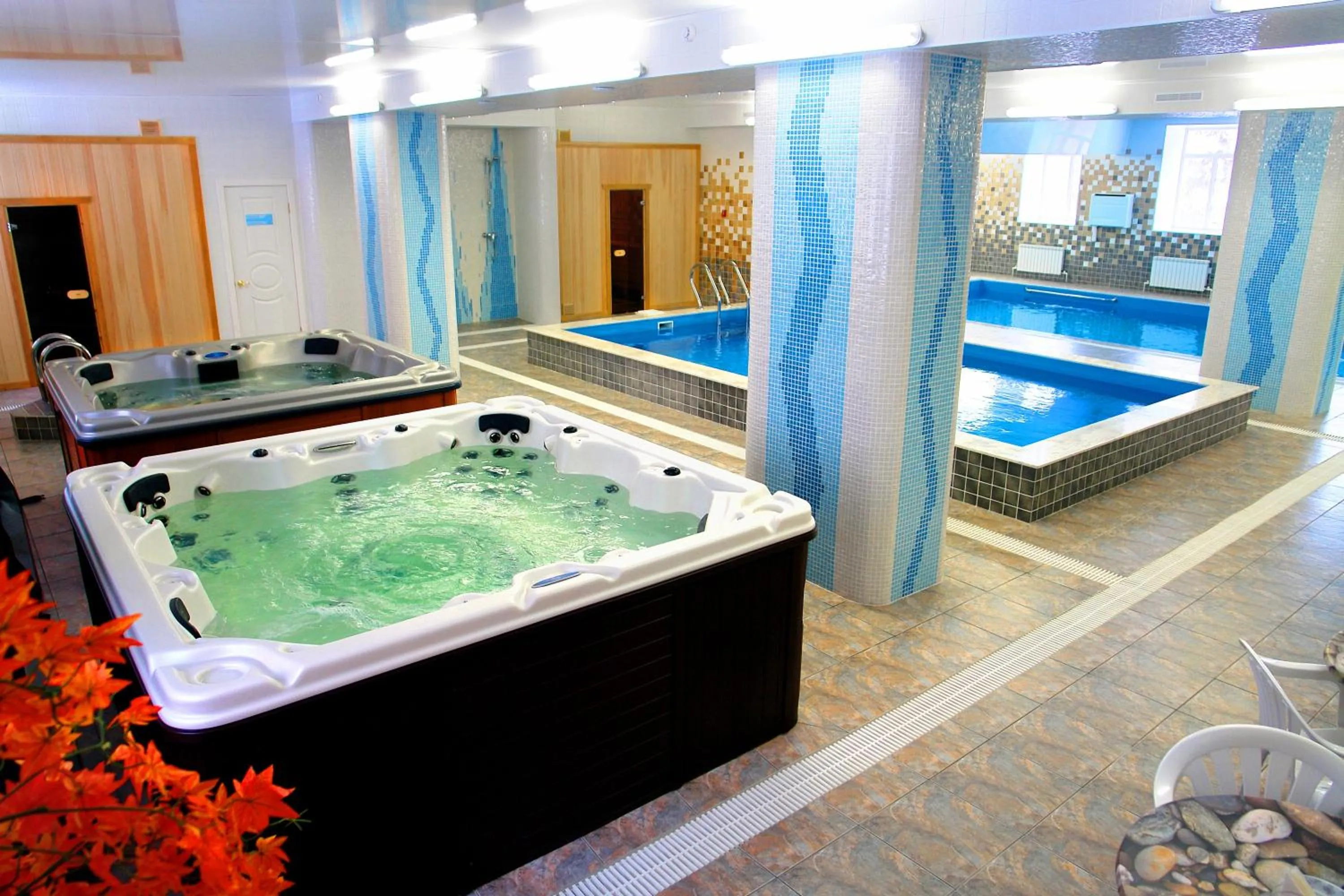 Sauna in Skif HOTEL & SPA