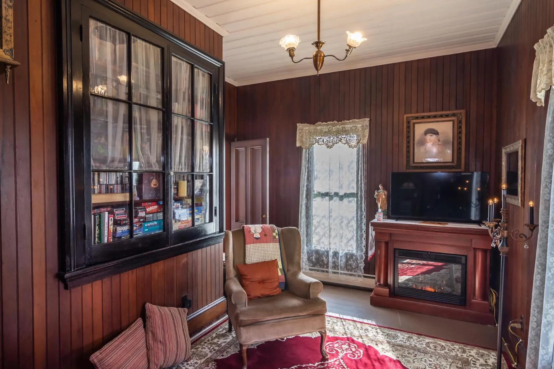 Seating area in HISTORICAL JOHN RAST HOUSE circa 1875