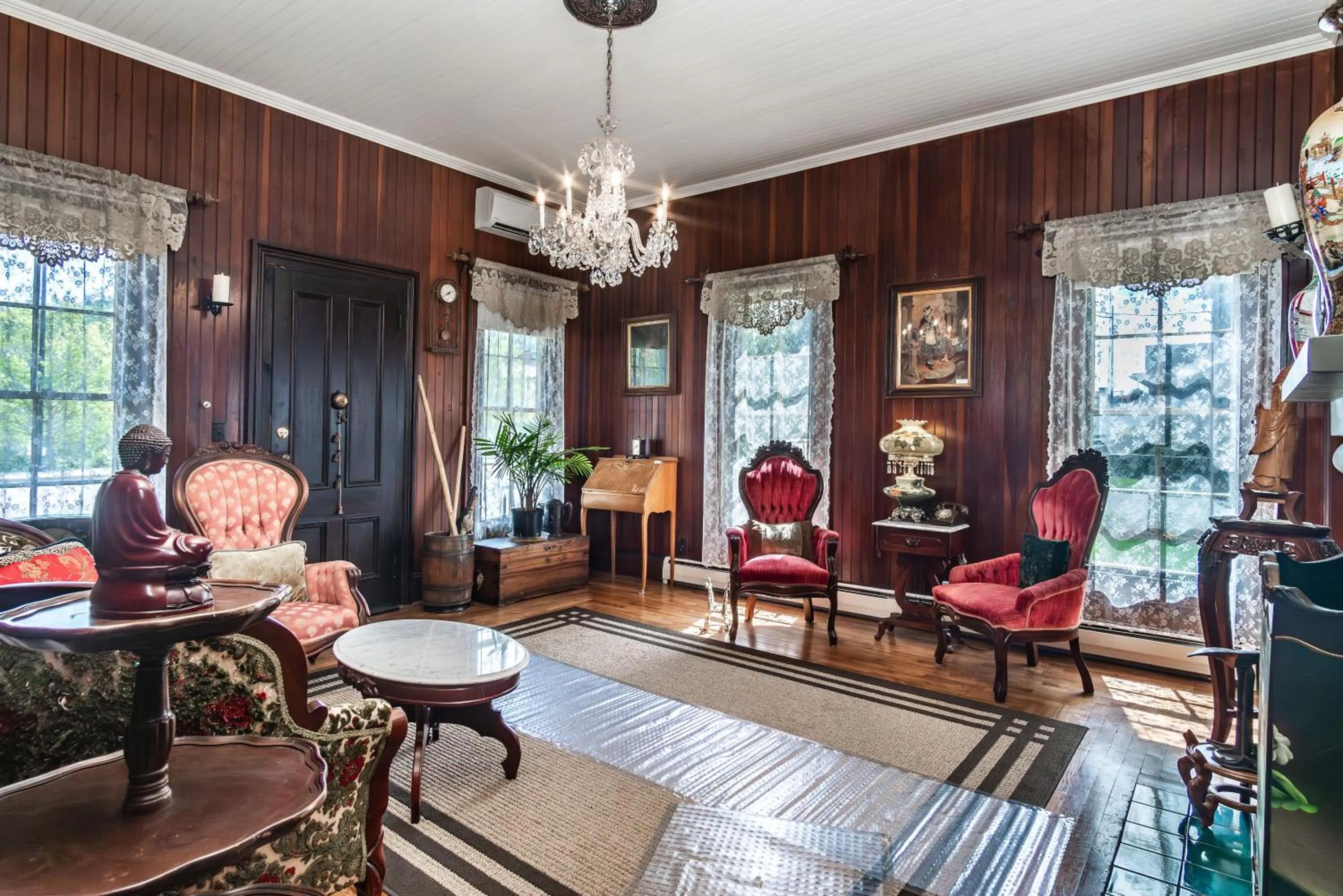 Seating area in HISTORICAL JOHN RAST HOUSE circa 1875