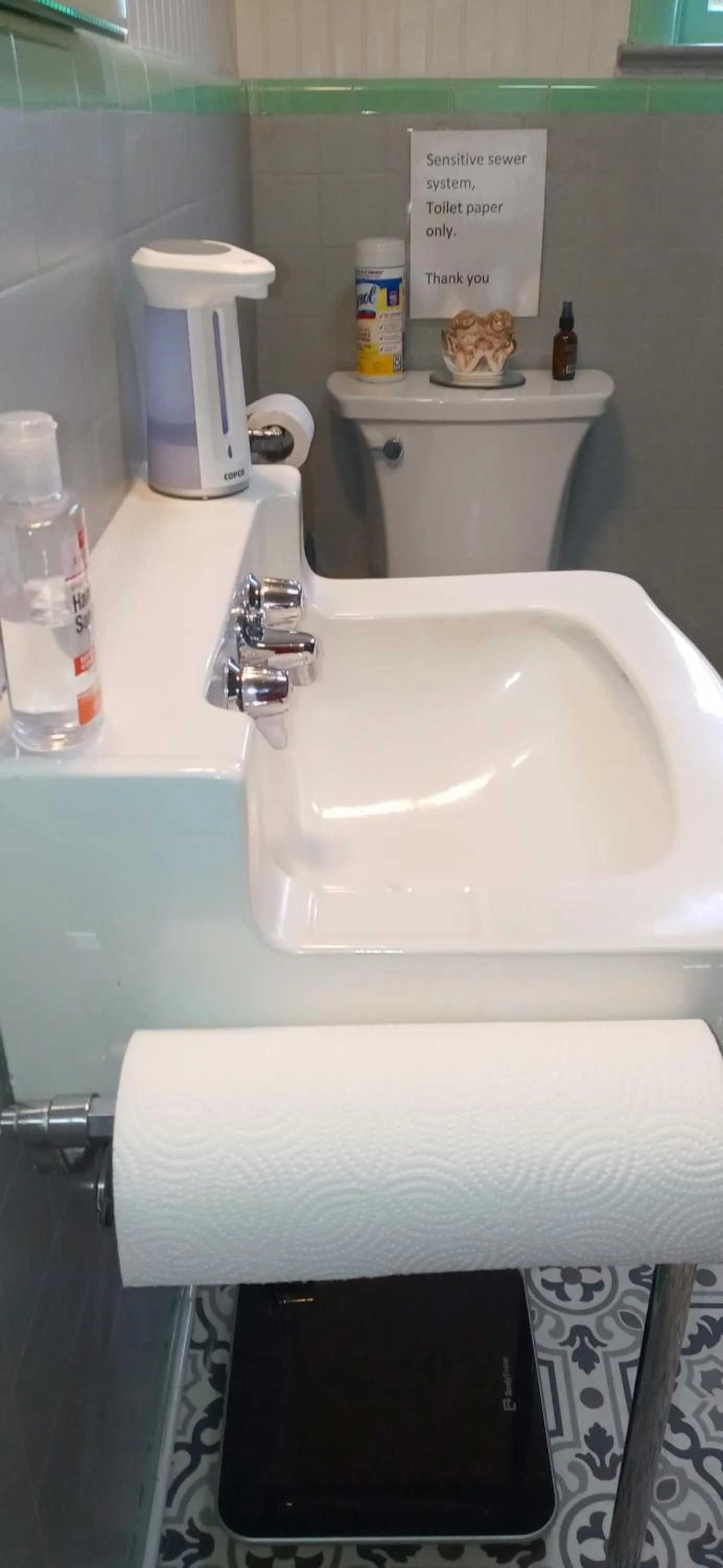 Bathroom in HISTORICAL JOHN RAST HOUSE circa 1875