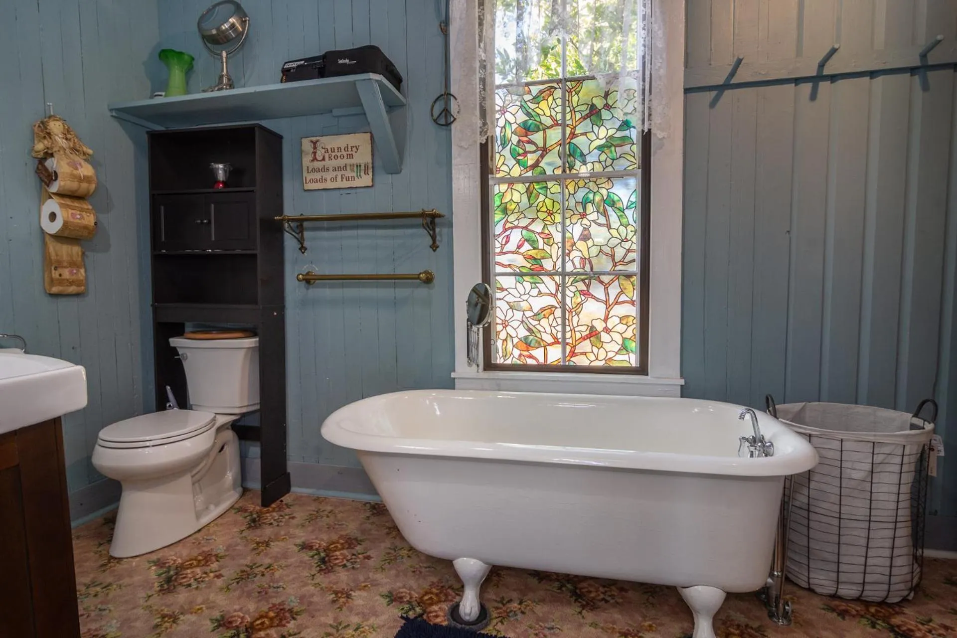 Bathroom in HISTORICAL JOHN RAST HOUSE circa 1875