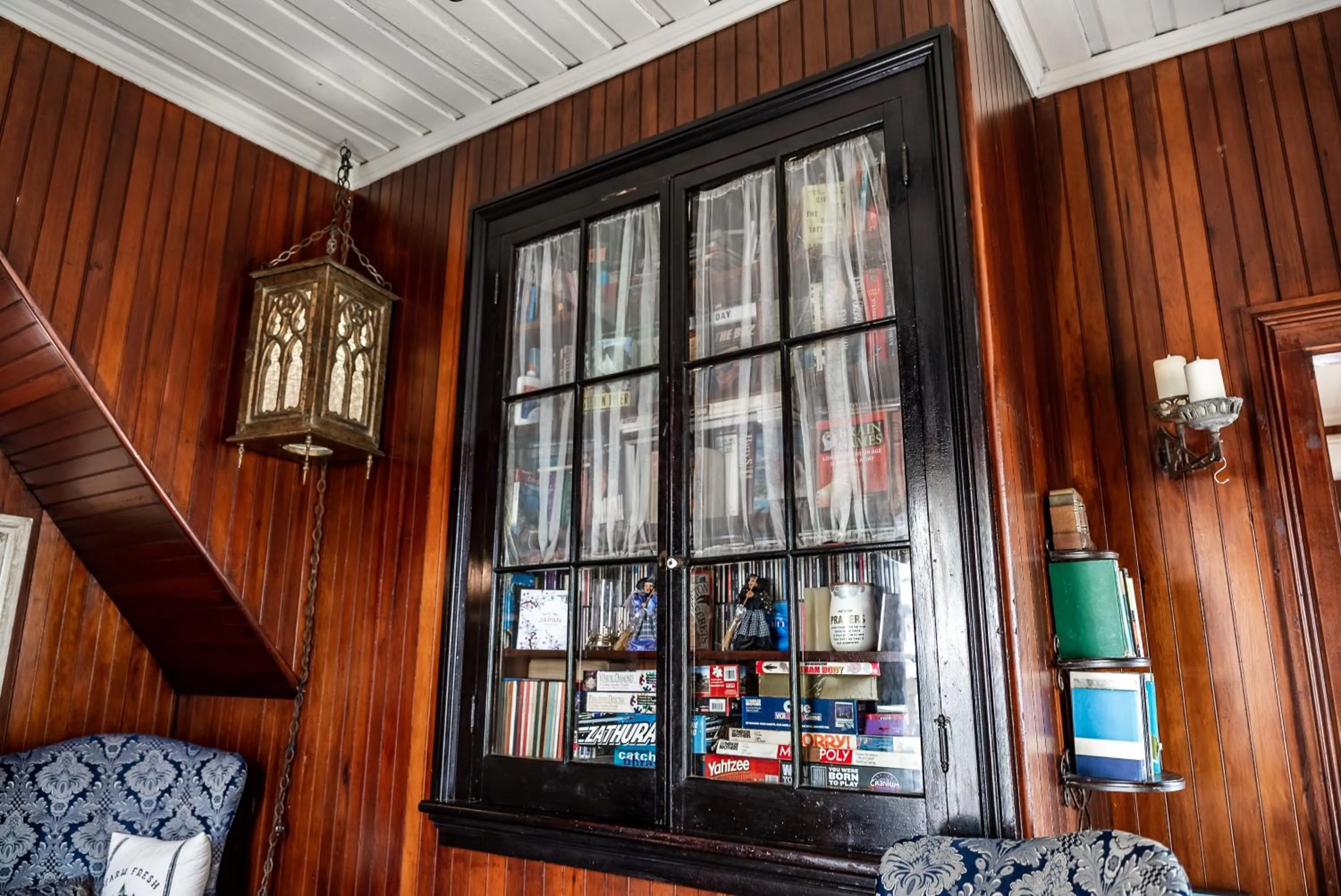 Library in HISTORICAL JOHN RAST HOUSE circa 1875
