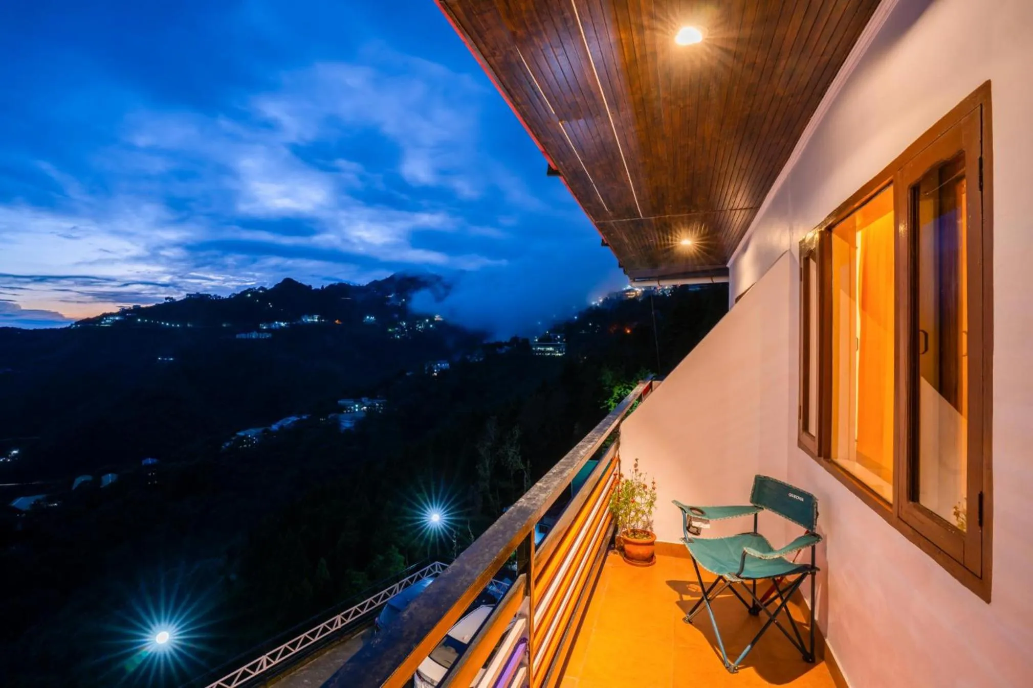 View (from property/room) in goSTOPS Mussoorie, Library Road