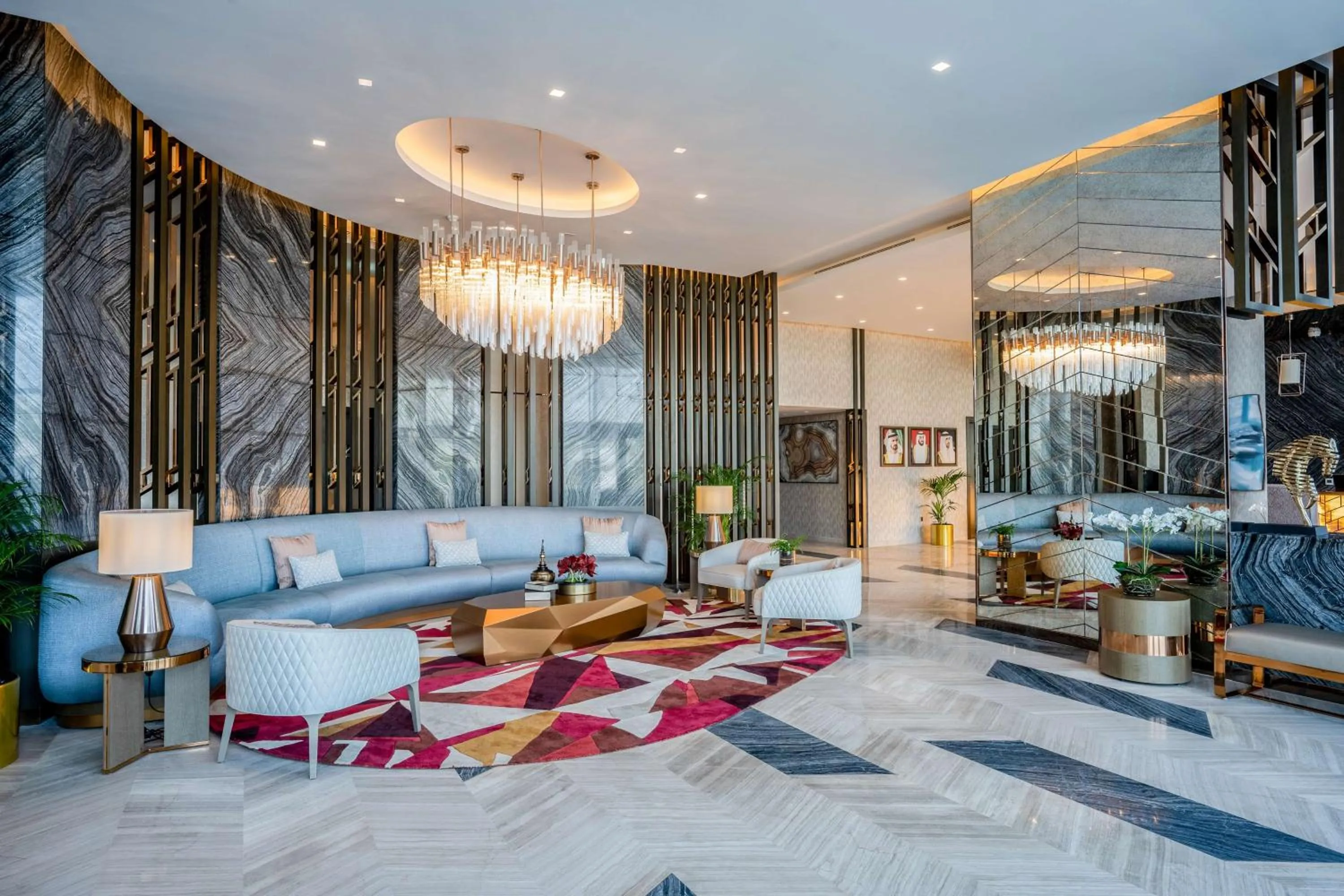 Lobby or reception in Radisson Dubai Damac Hills