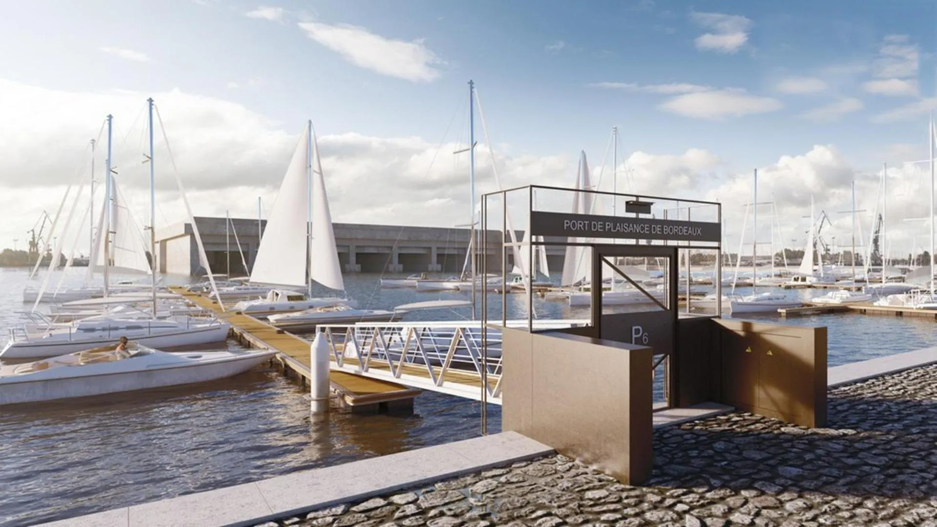 View (from property/room) in Montempô Appart'Hôtel Bordeaux Centre - Bassins à flot