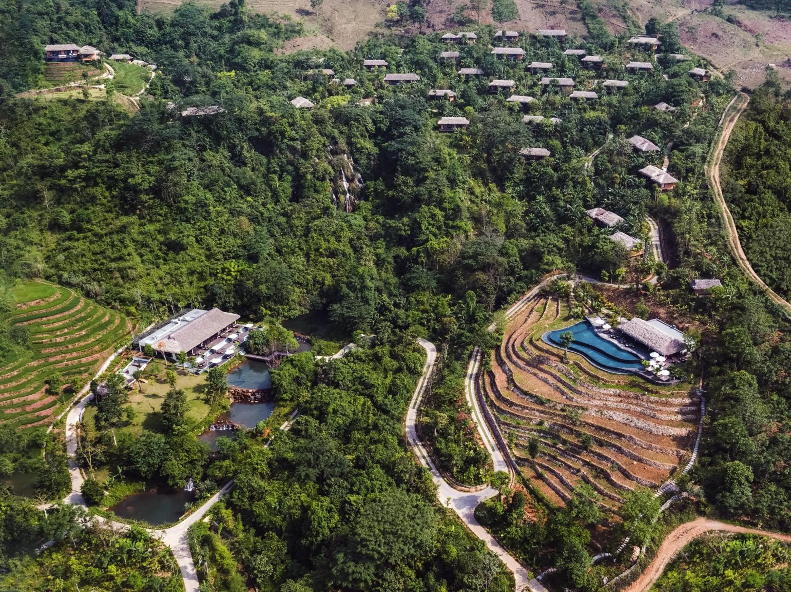 Bird's eye view in Avana Retreat
