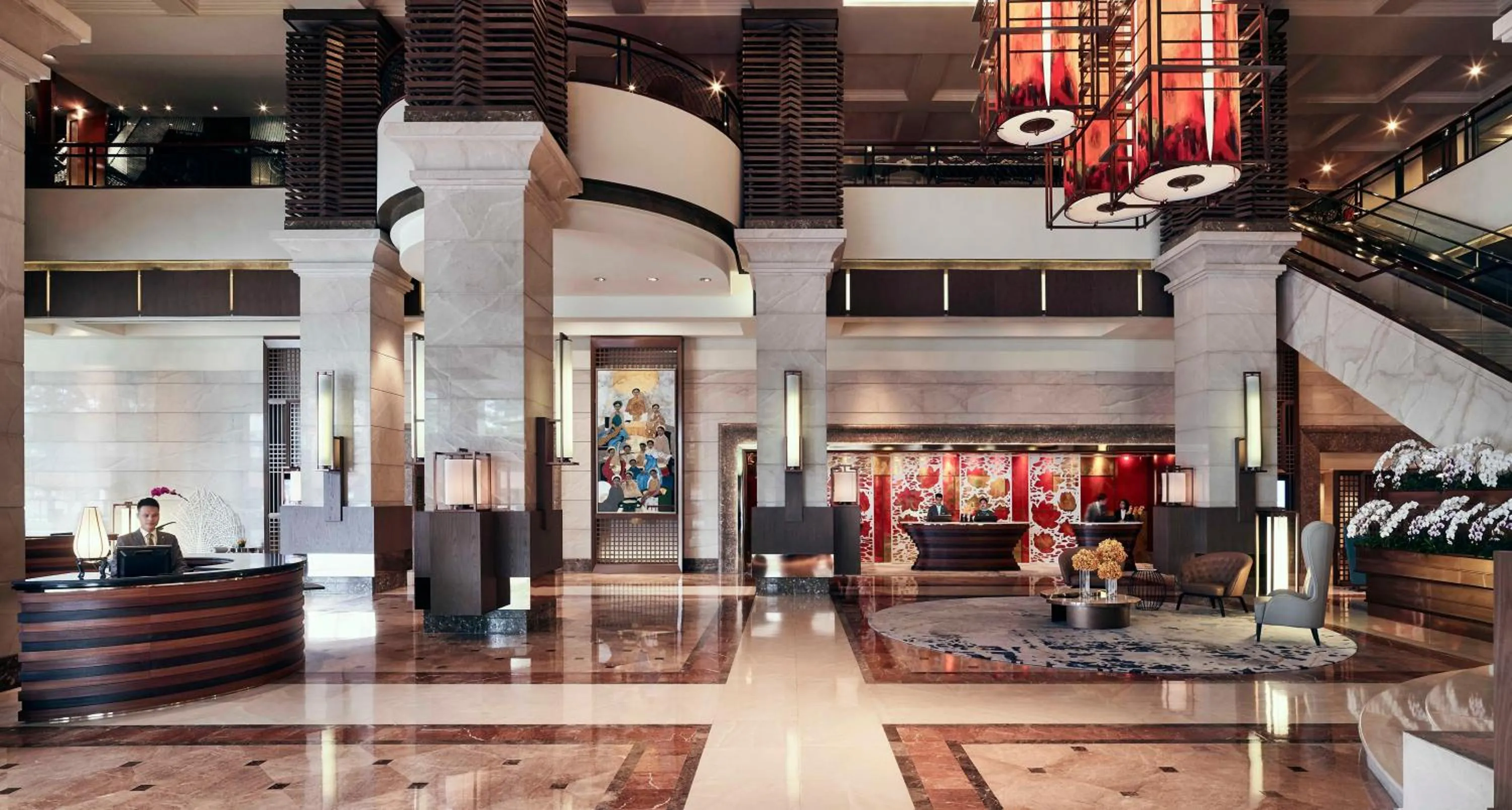 Lobby or reception in Pan Pacific Hanoi