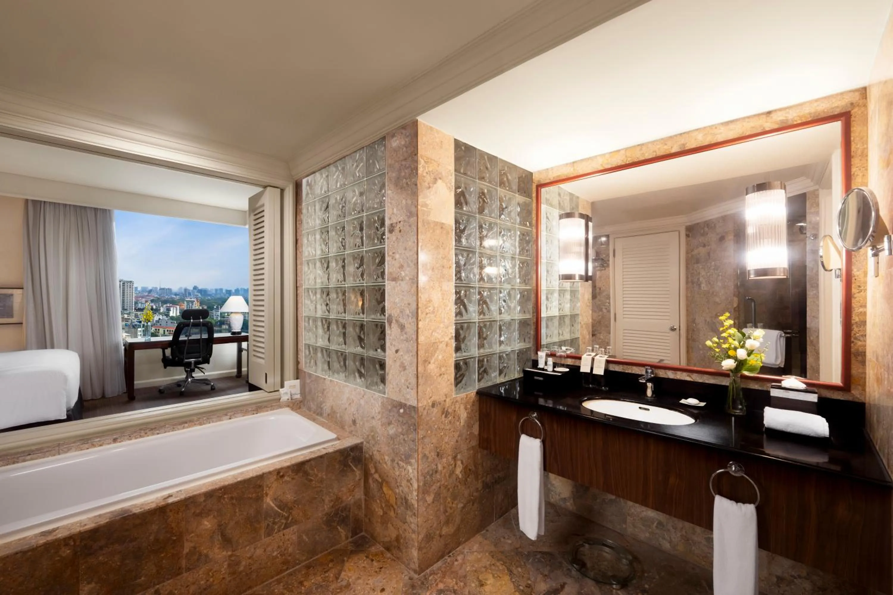 Bathroom in Pan Pacific Hanoi