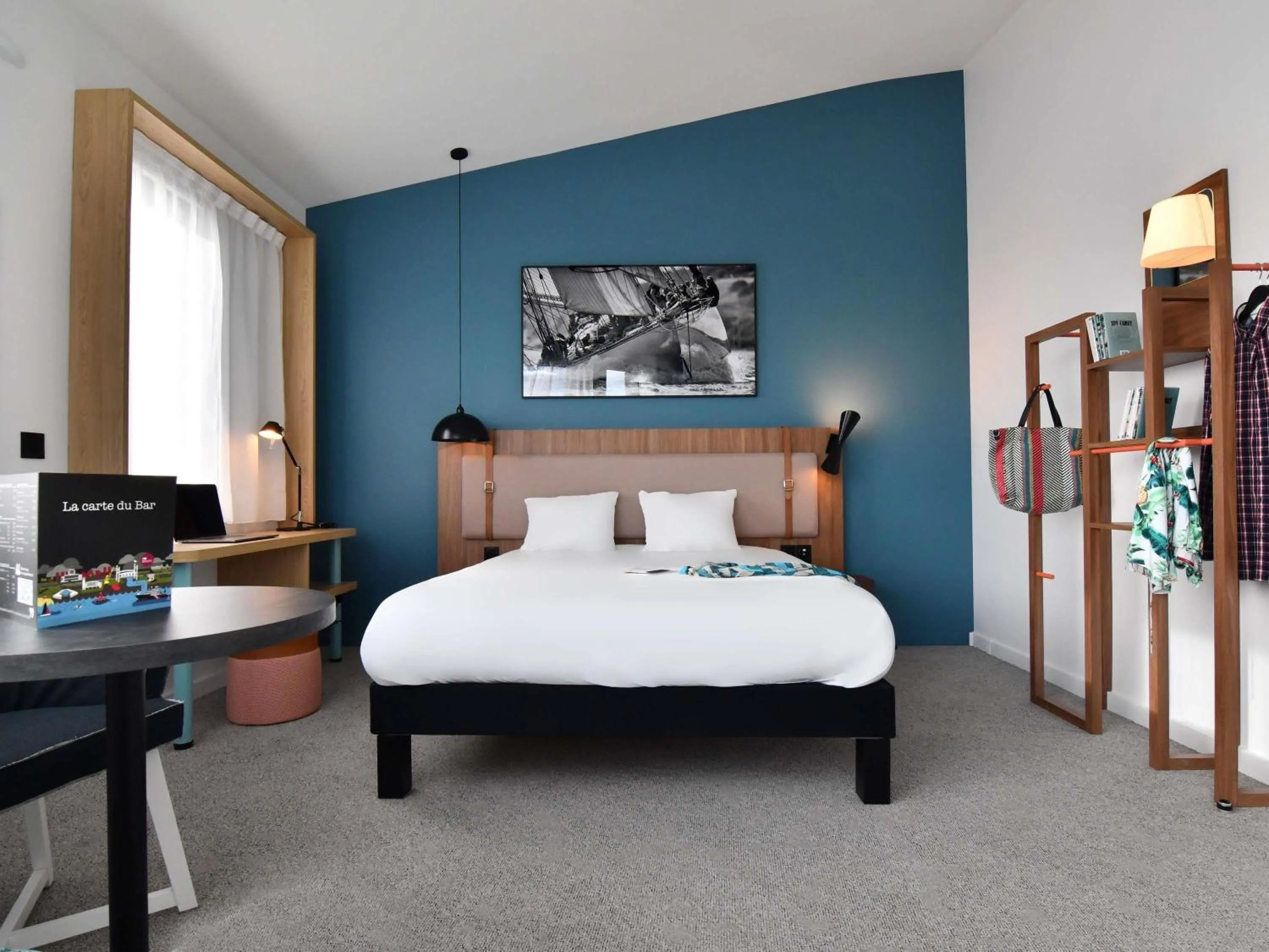 Bedroom, Bed in ibis Styles Brest Centre Port