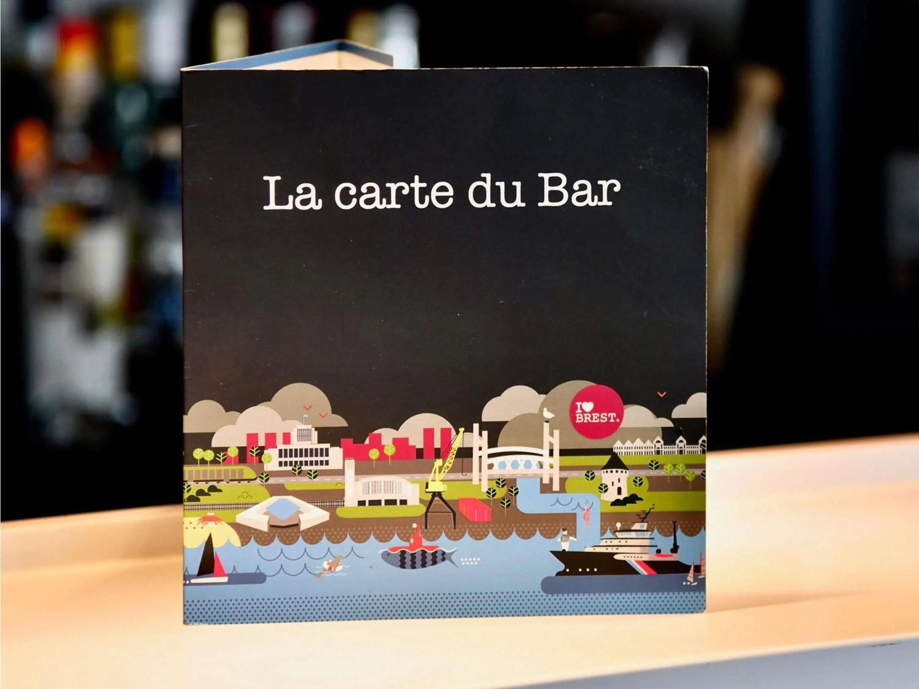 Lounge or bar in ibis budget Brest Centre Port