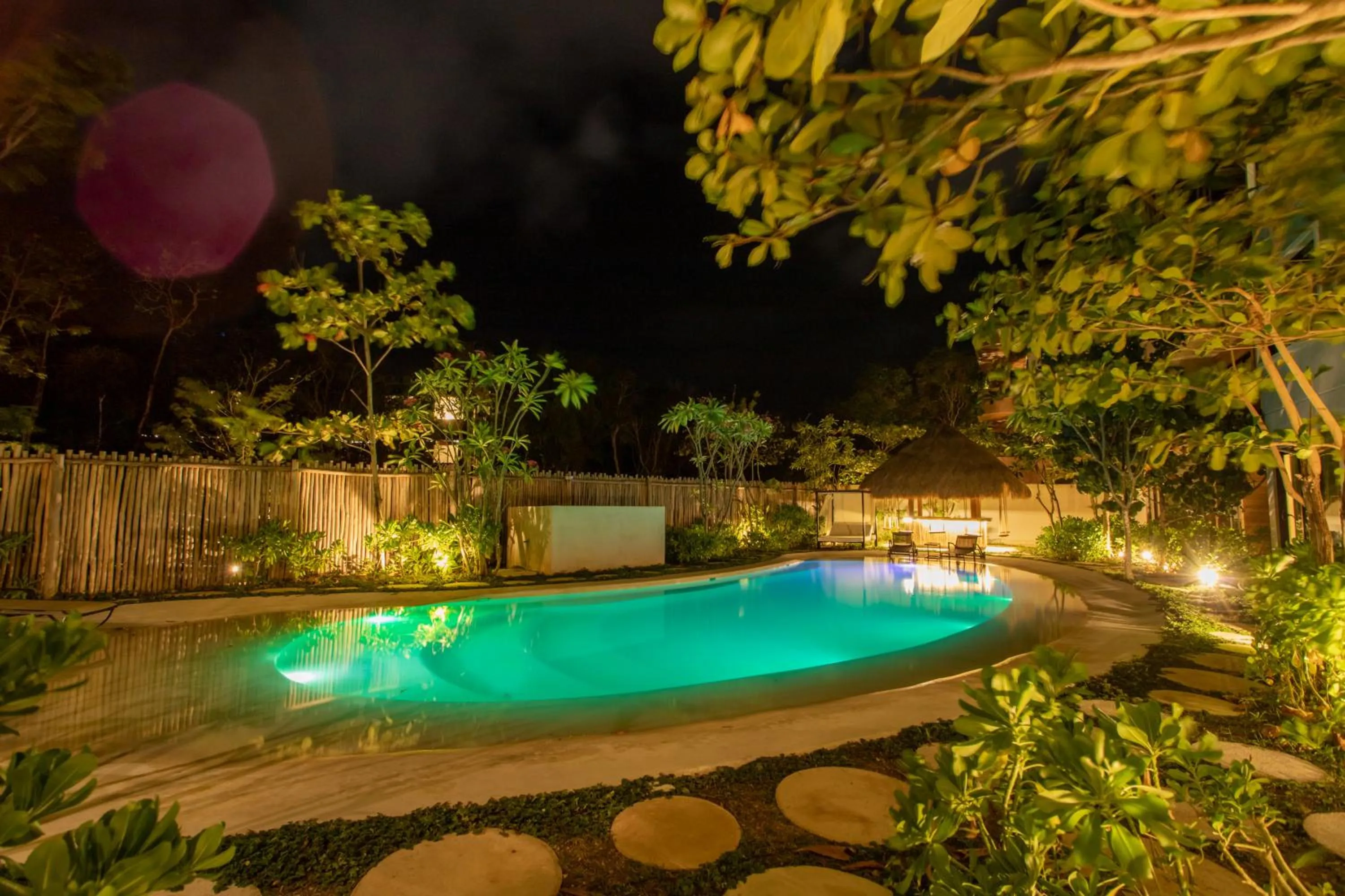 Swimming pool in Macondo Tulum