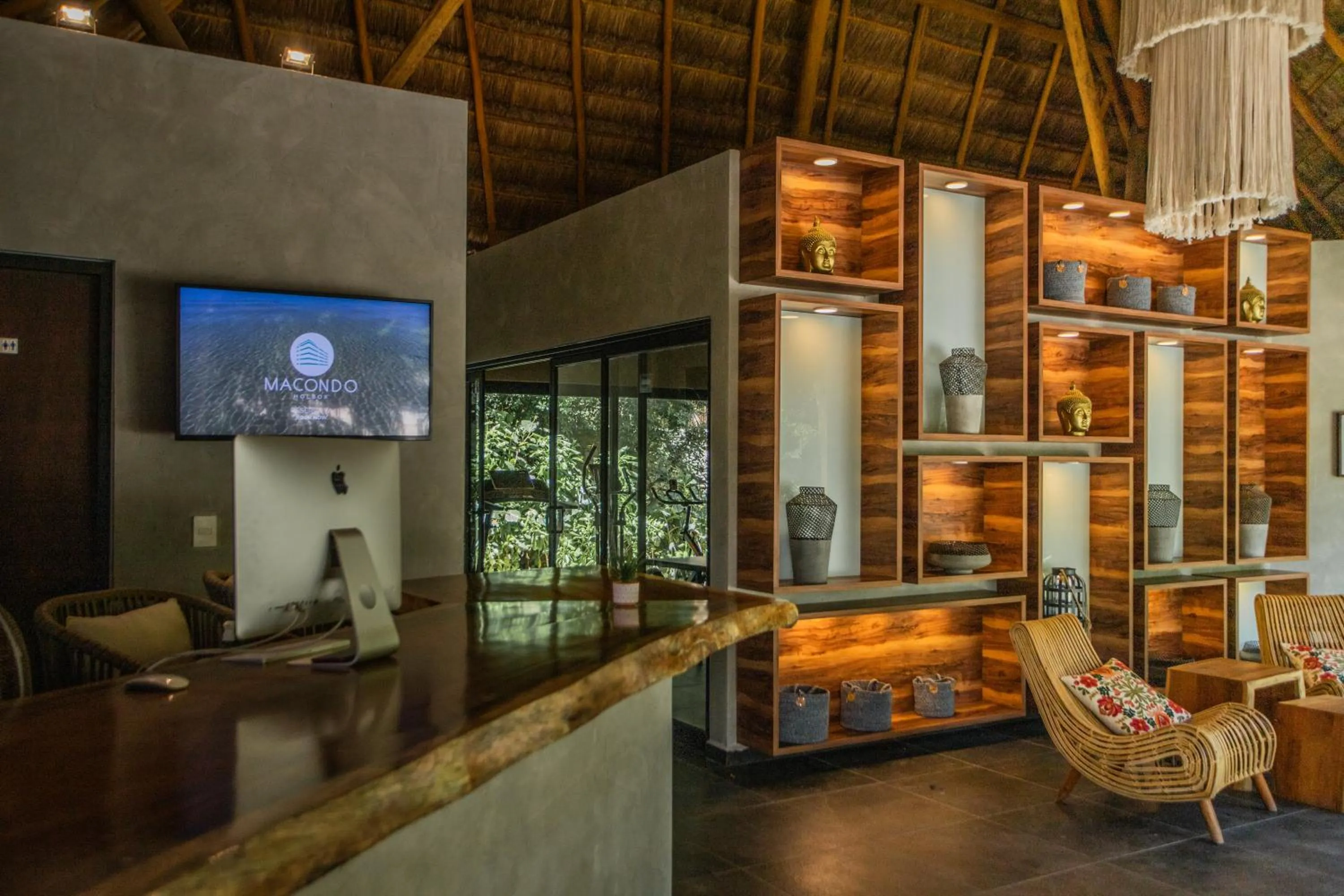 Lobby or reception in Macondo Tulum