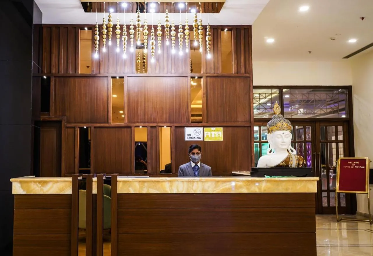 Lobby or reception in Hotel Le Amritam