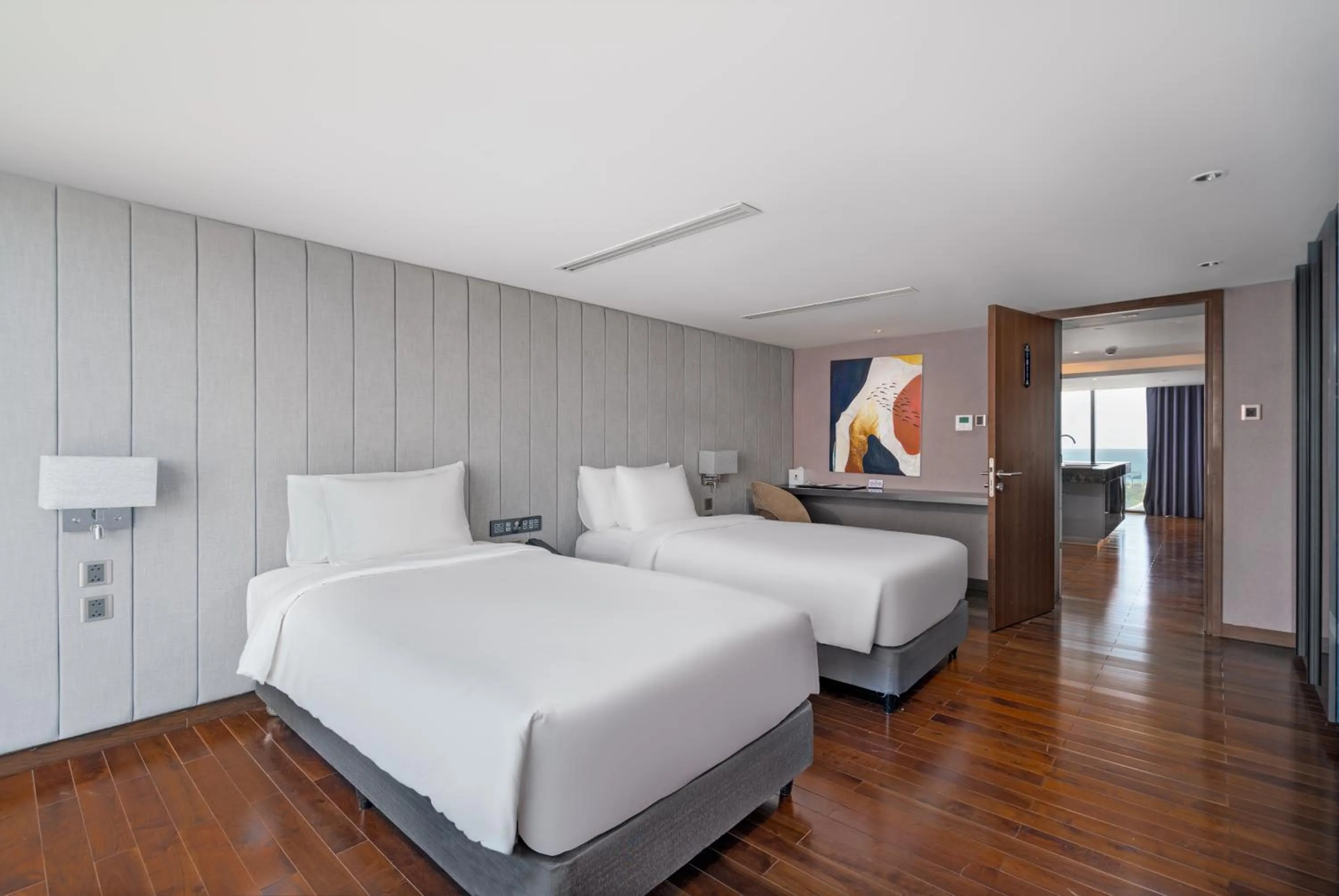 Bed in Premier Pearl Hotel Vung Tau