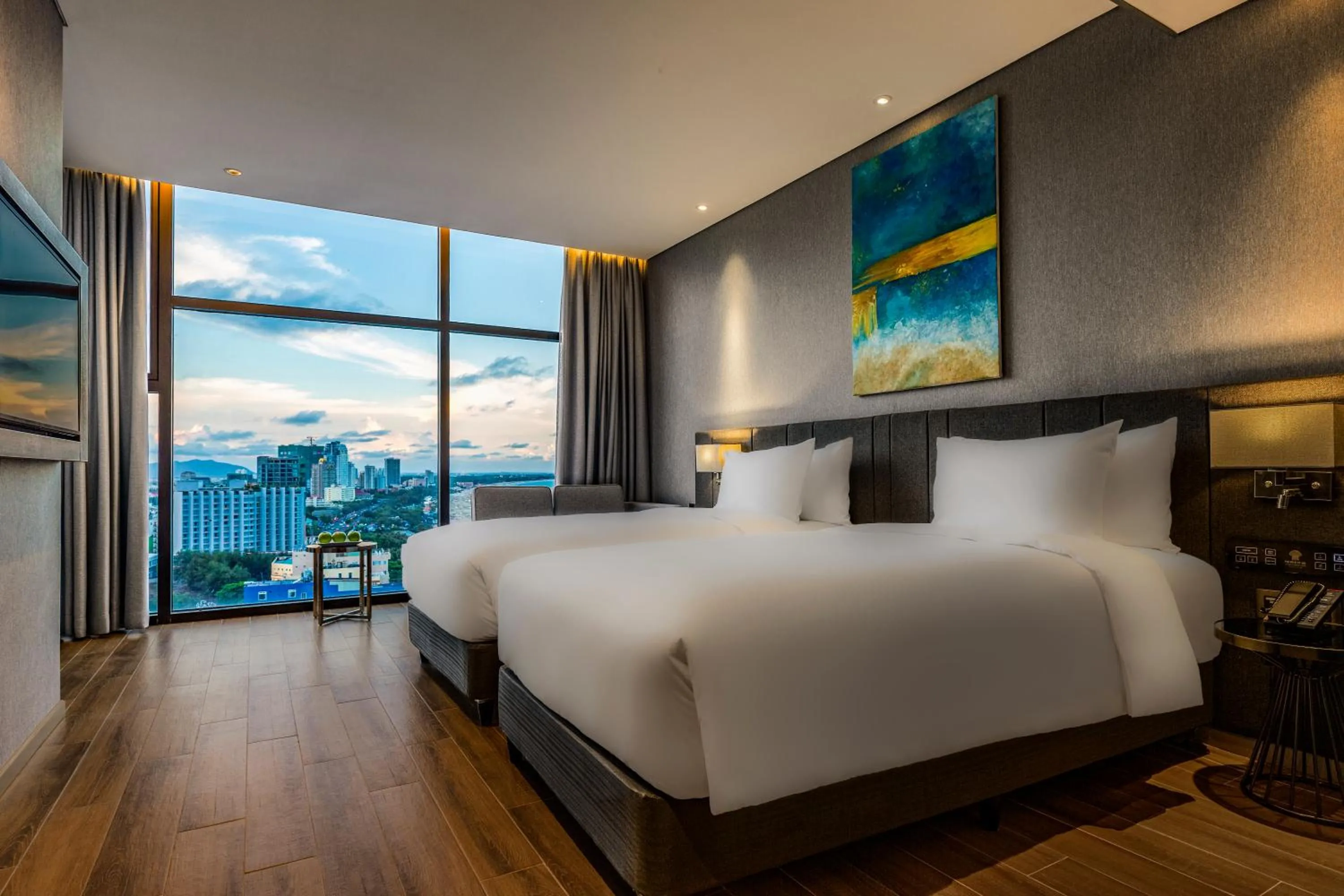 Bed in Premier Pearl Hotel Vung Tau