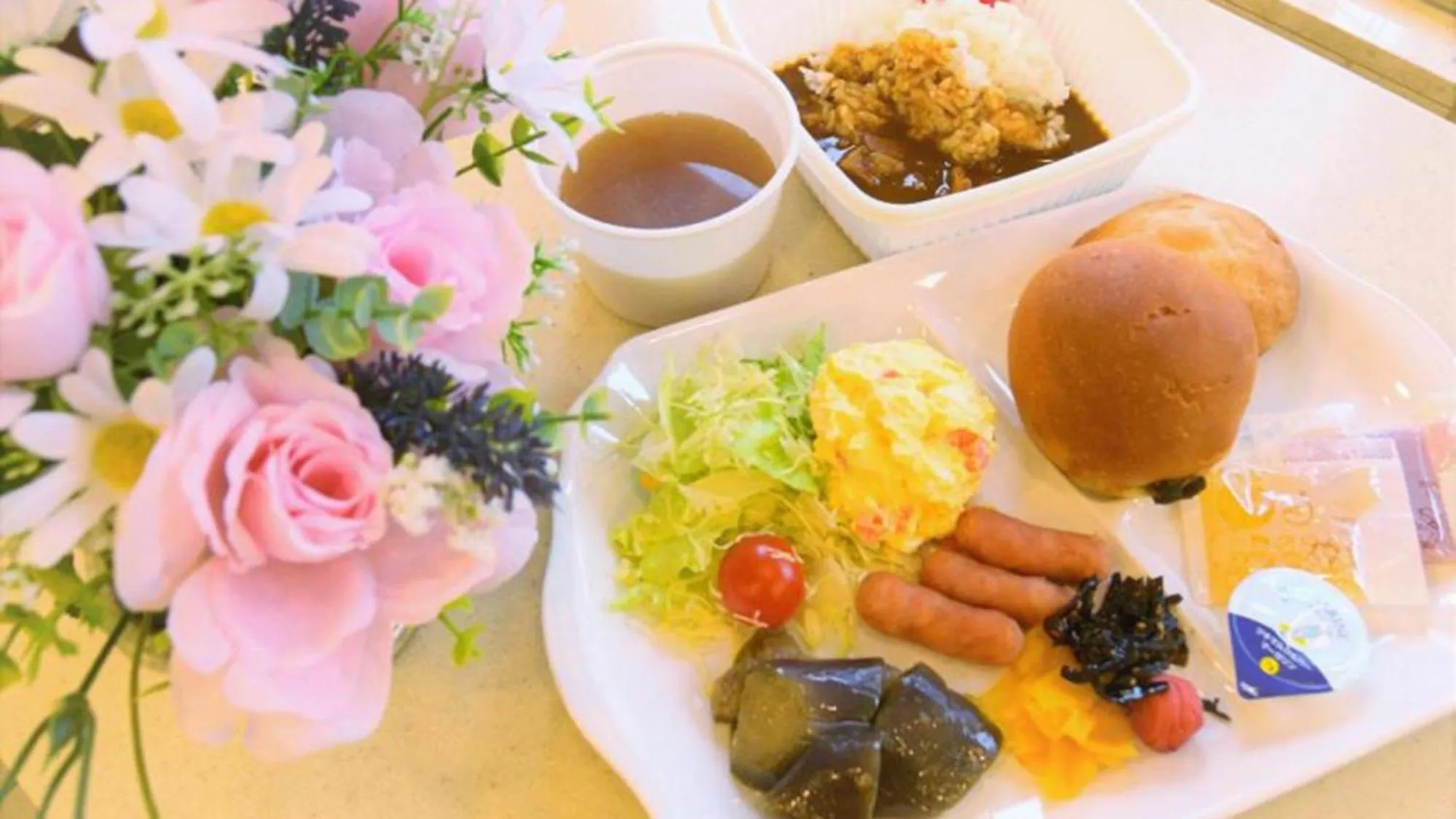 Food close-up in Toyoko Inn Osaka Itami Airport