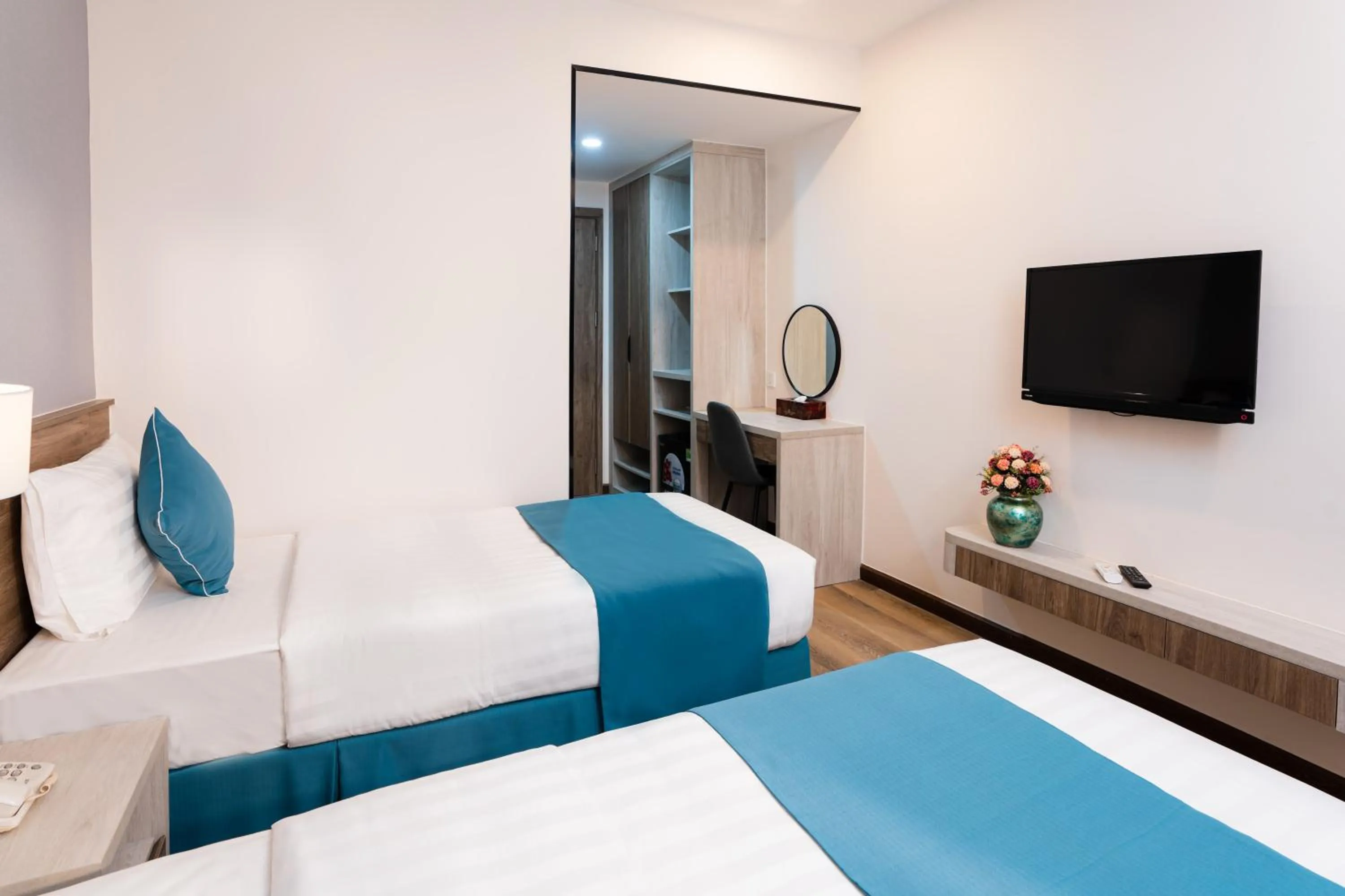 Photo of the whole room, Bed in Capital Garden Hotel