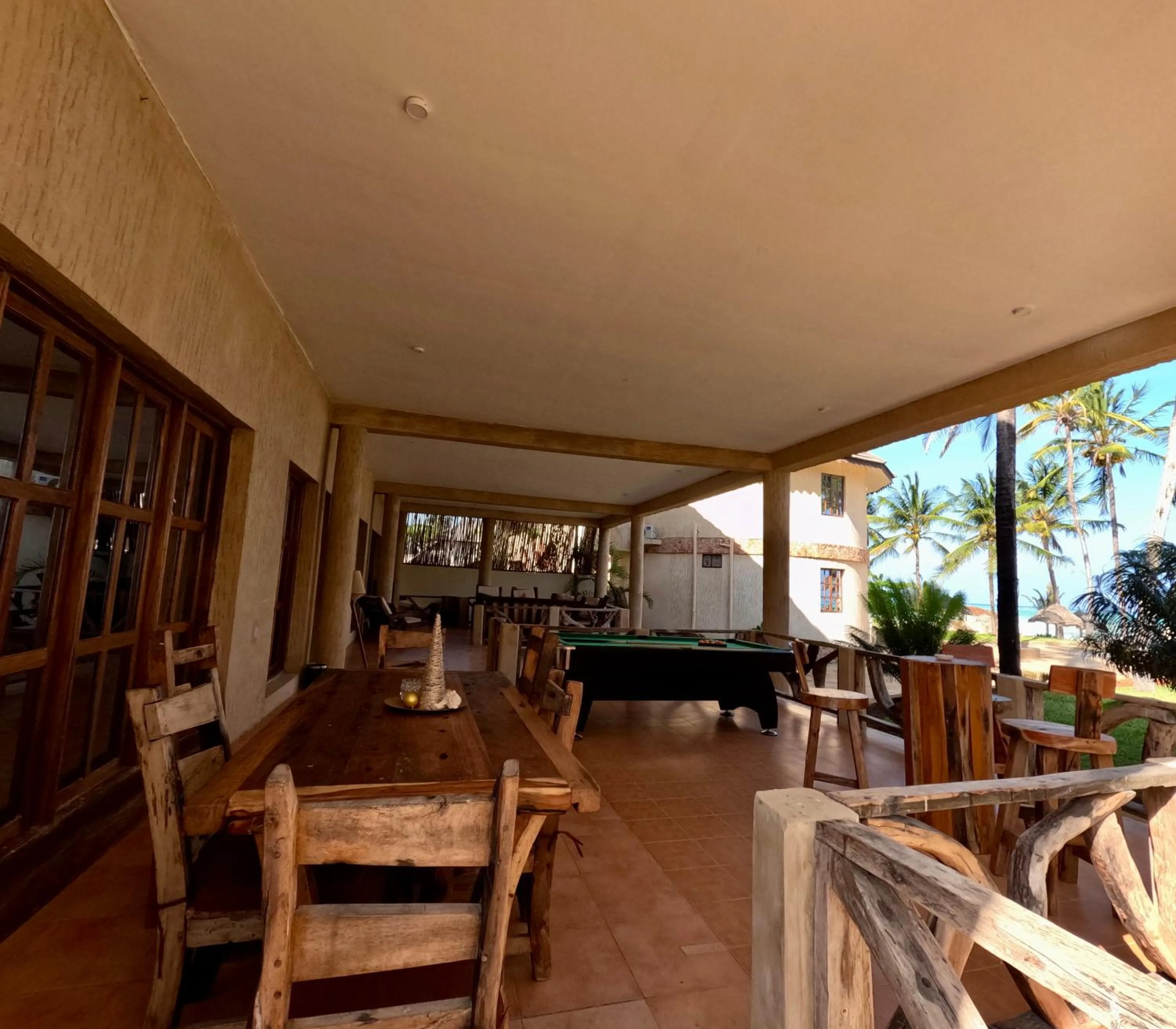 Patio in Zula Zanzibar