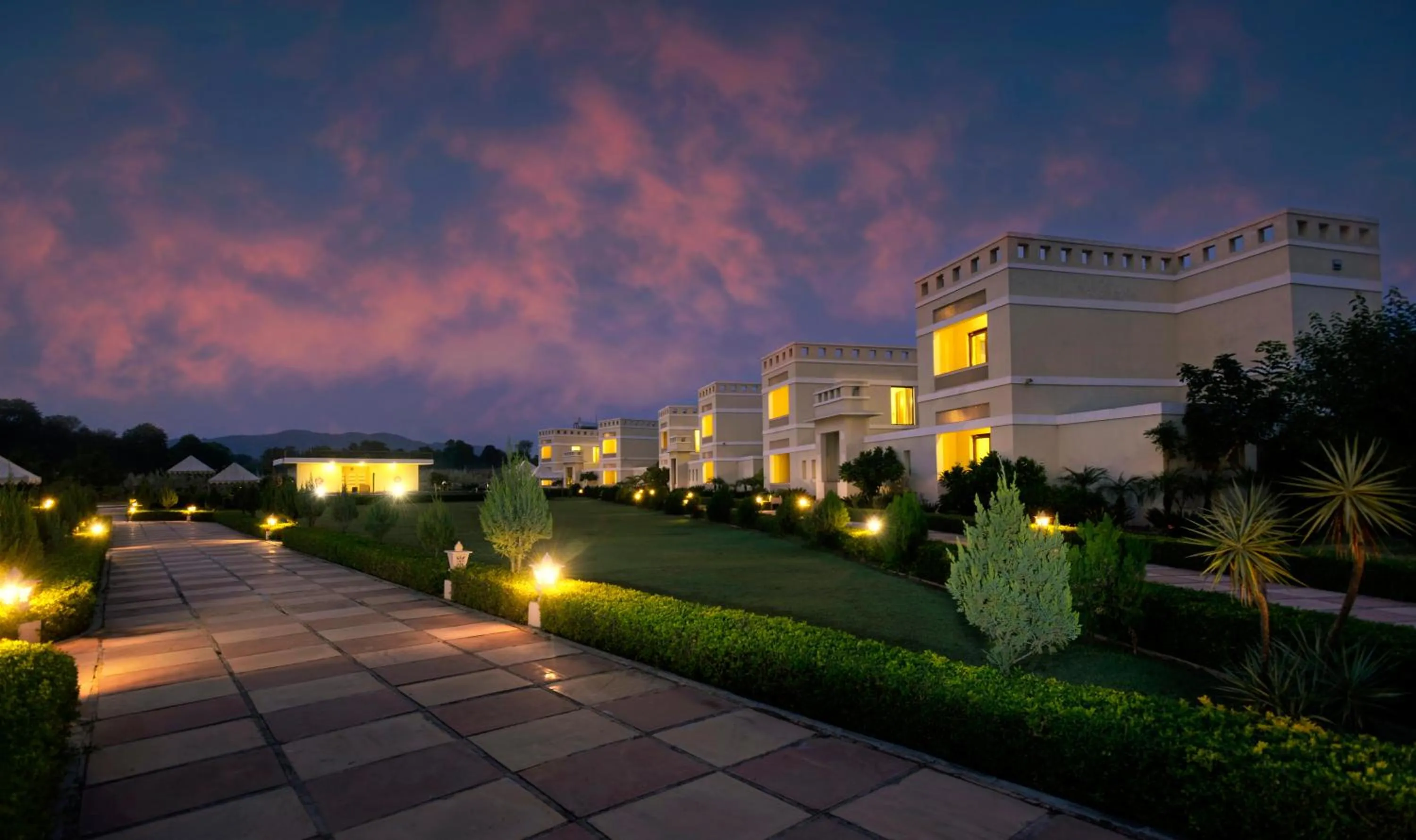 Facade/entrance in Achrol Niwas A TreeHouse Hotel