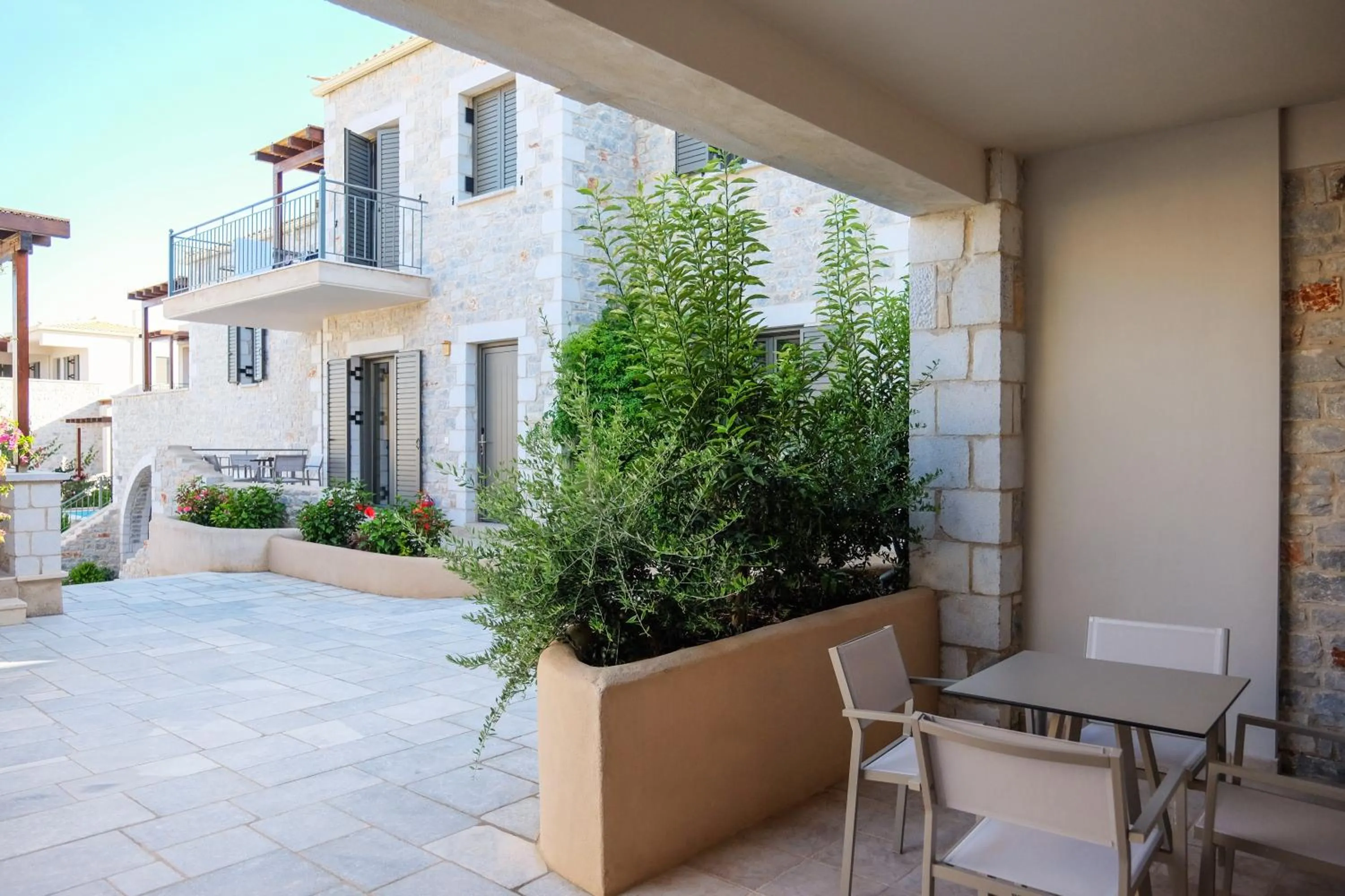 Patio in Margo Beach Hotel