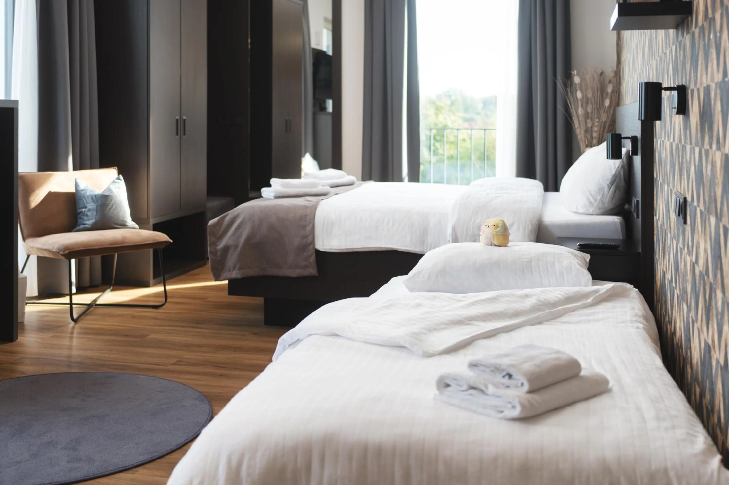 Bed in We rooms Hotel