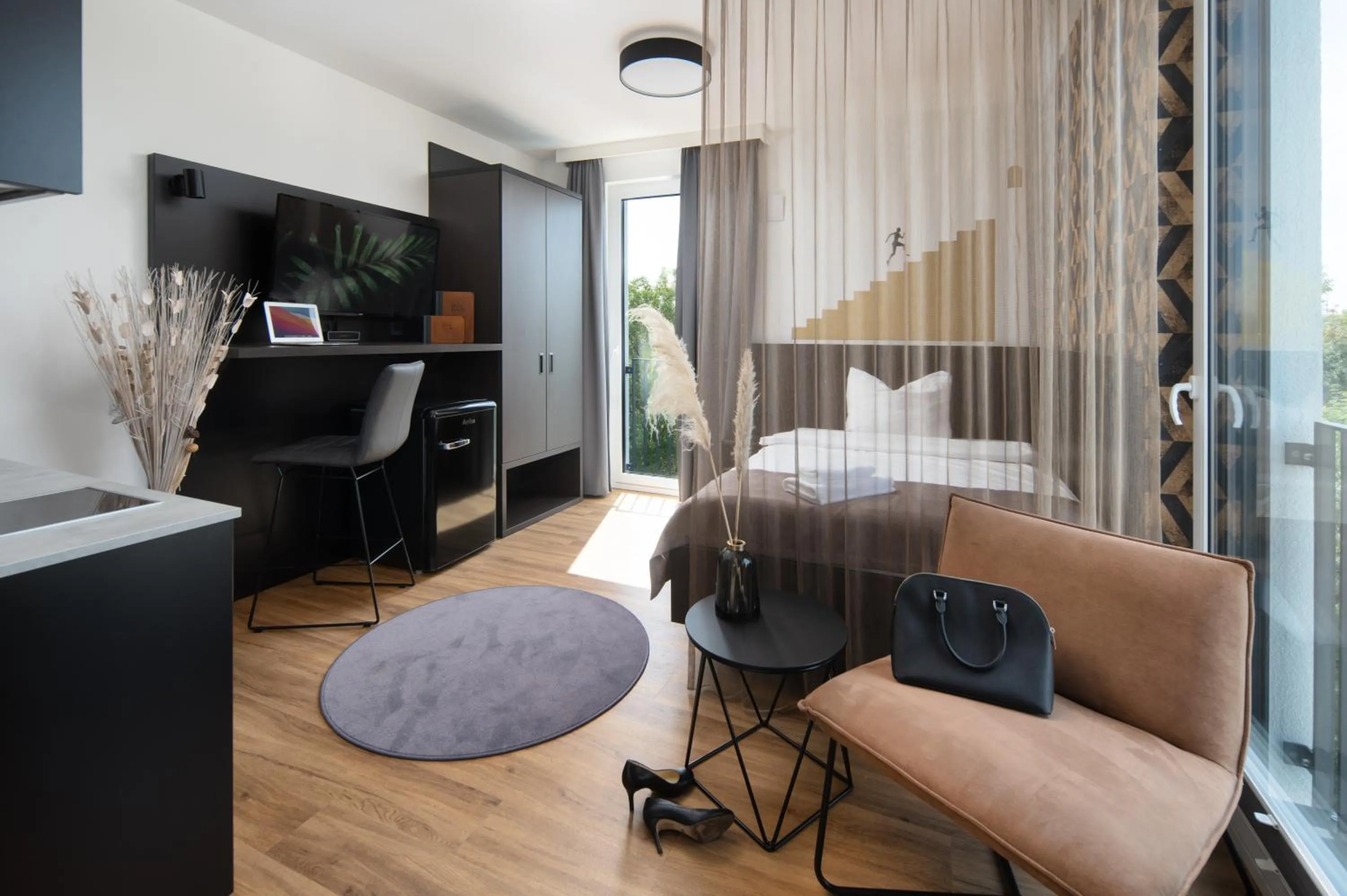 Decorative detail, Bed in We rooms Hotel