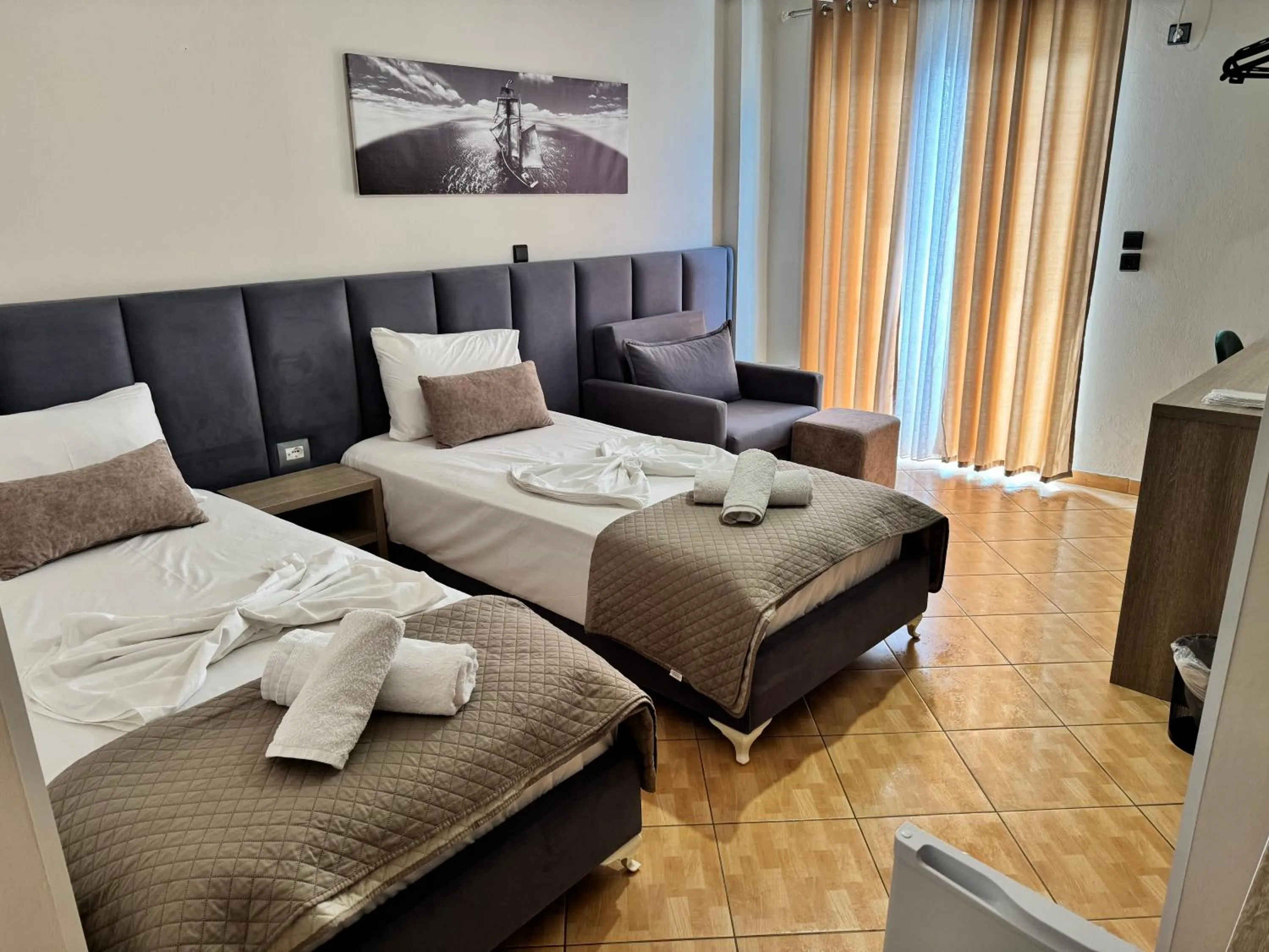 Bedroom, Bed in Hotel Driloni
