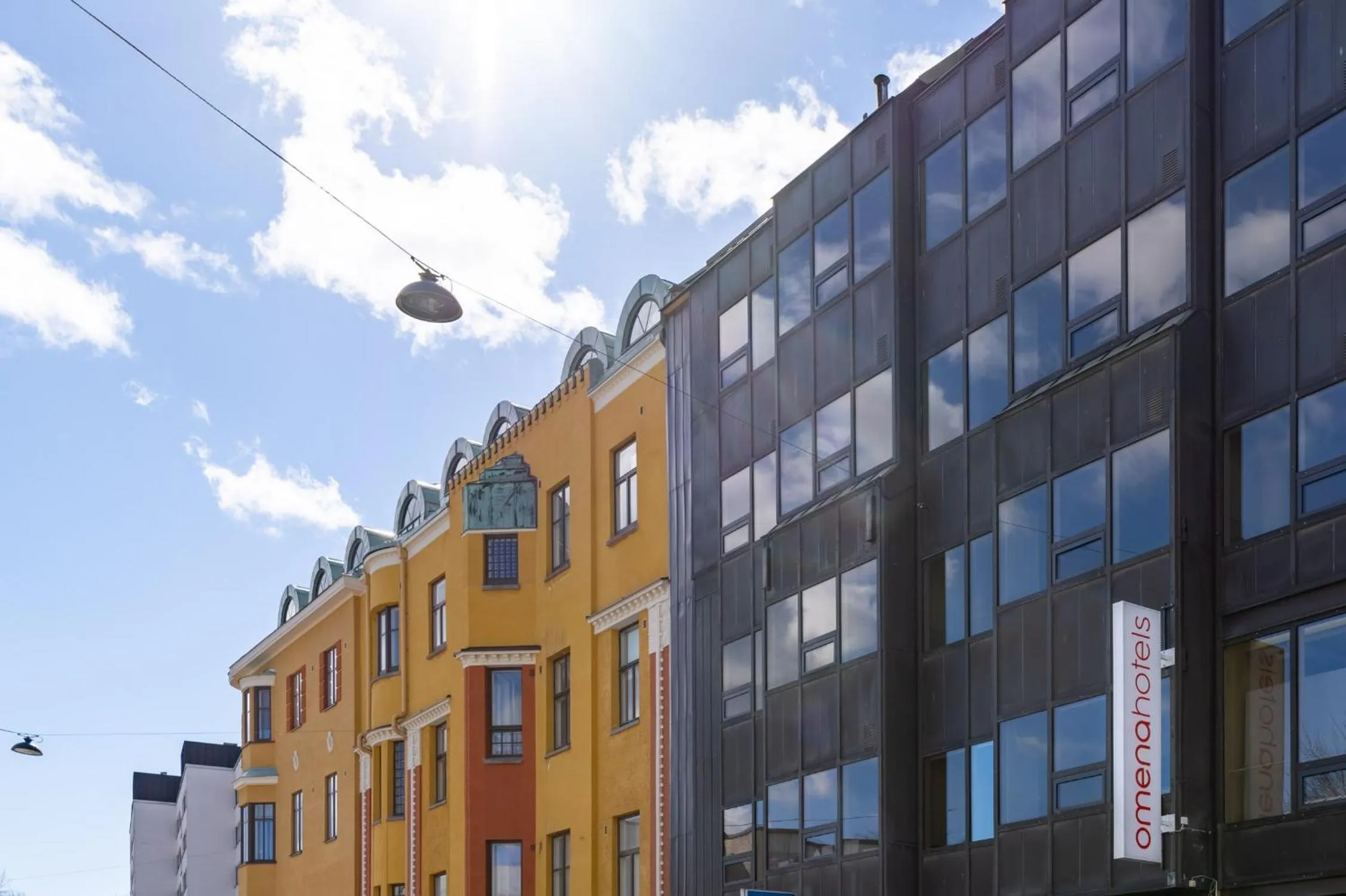 Facade/entrance in Omena Hotel Turku Kauppiaskatu