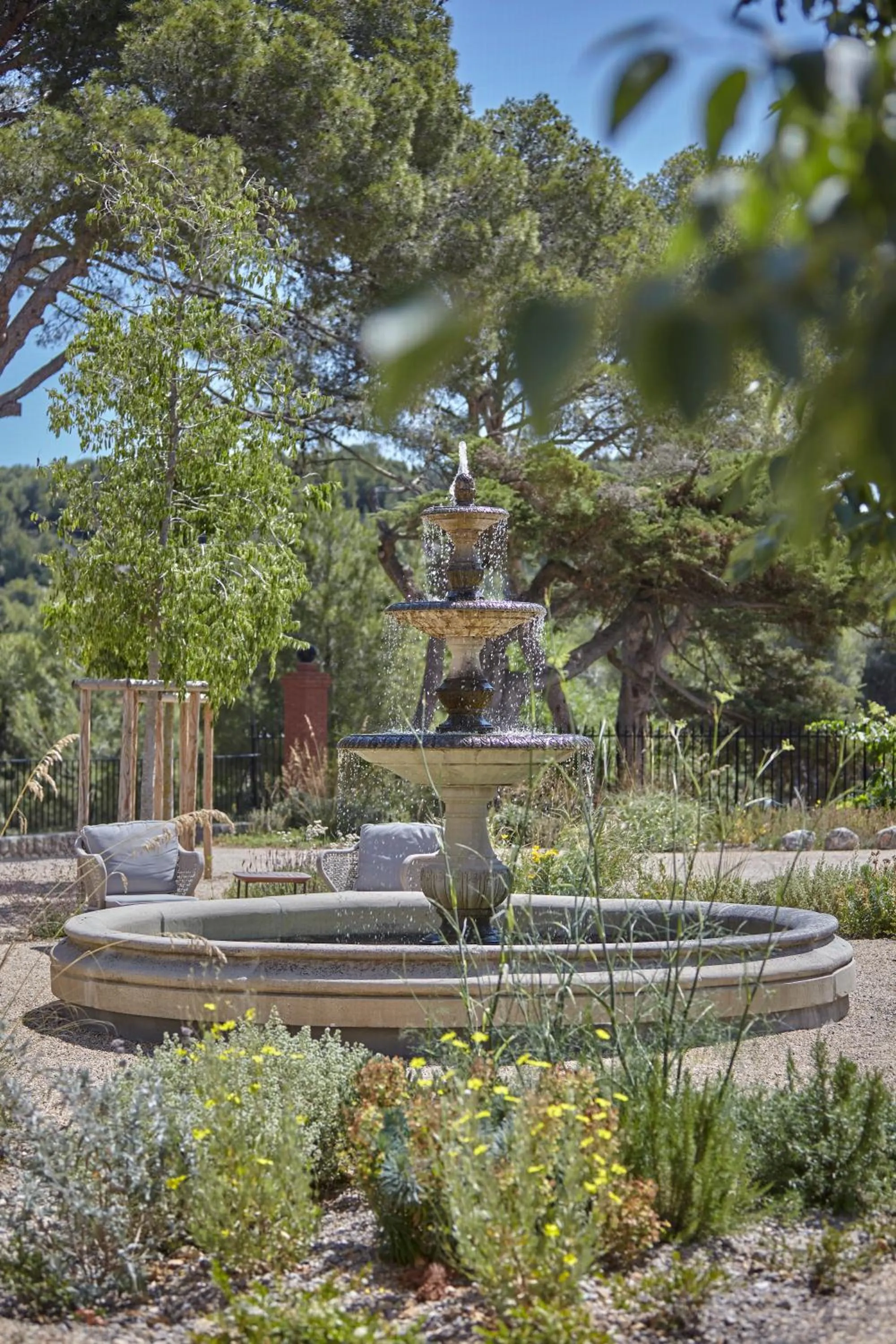 Garden in Château Capitoul
