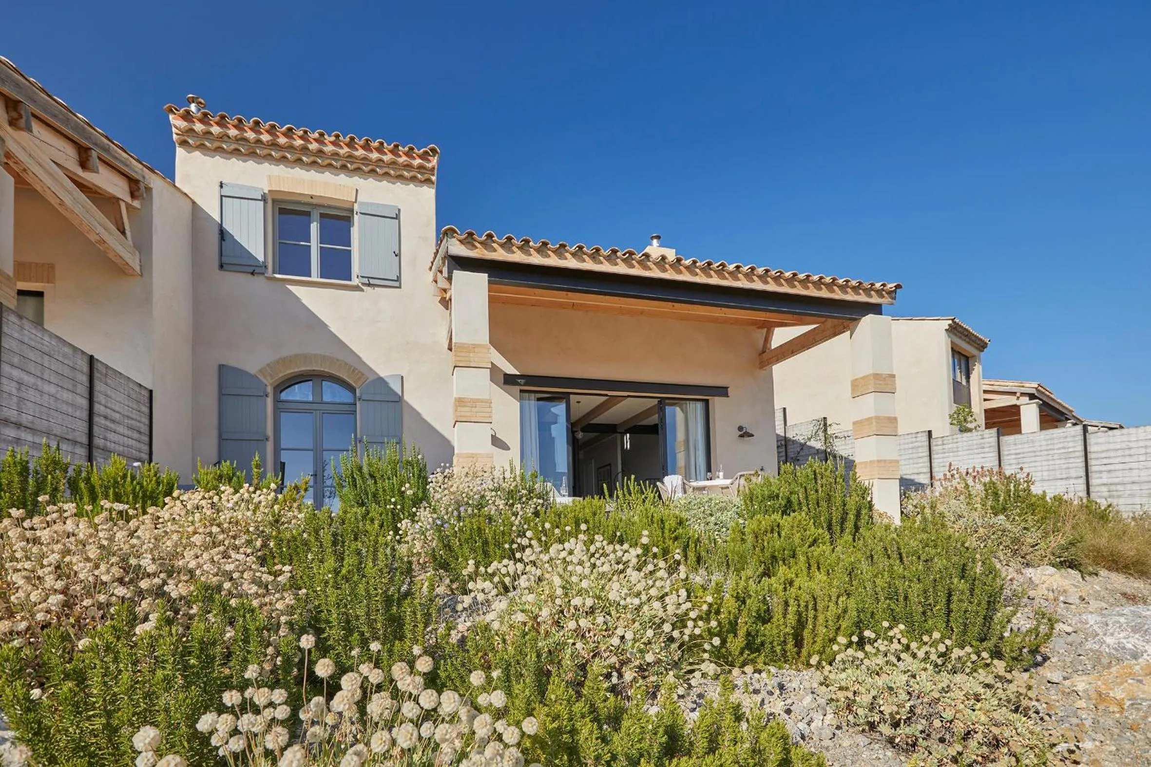 Garden view in Château Capitoul