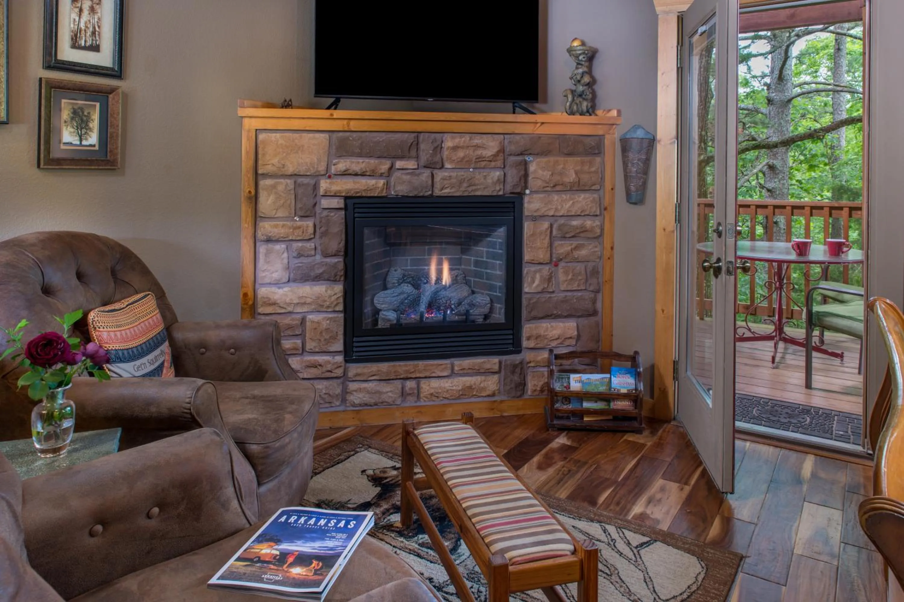 flat iron in Eureka Sunset Cabins