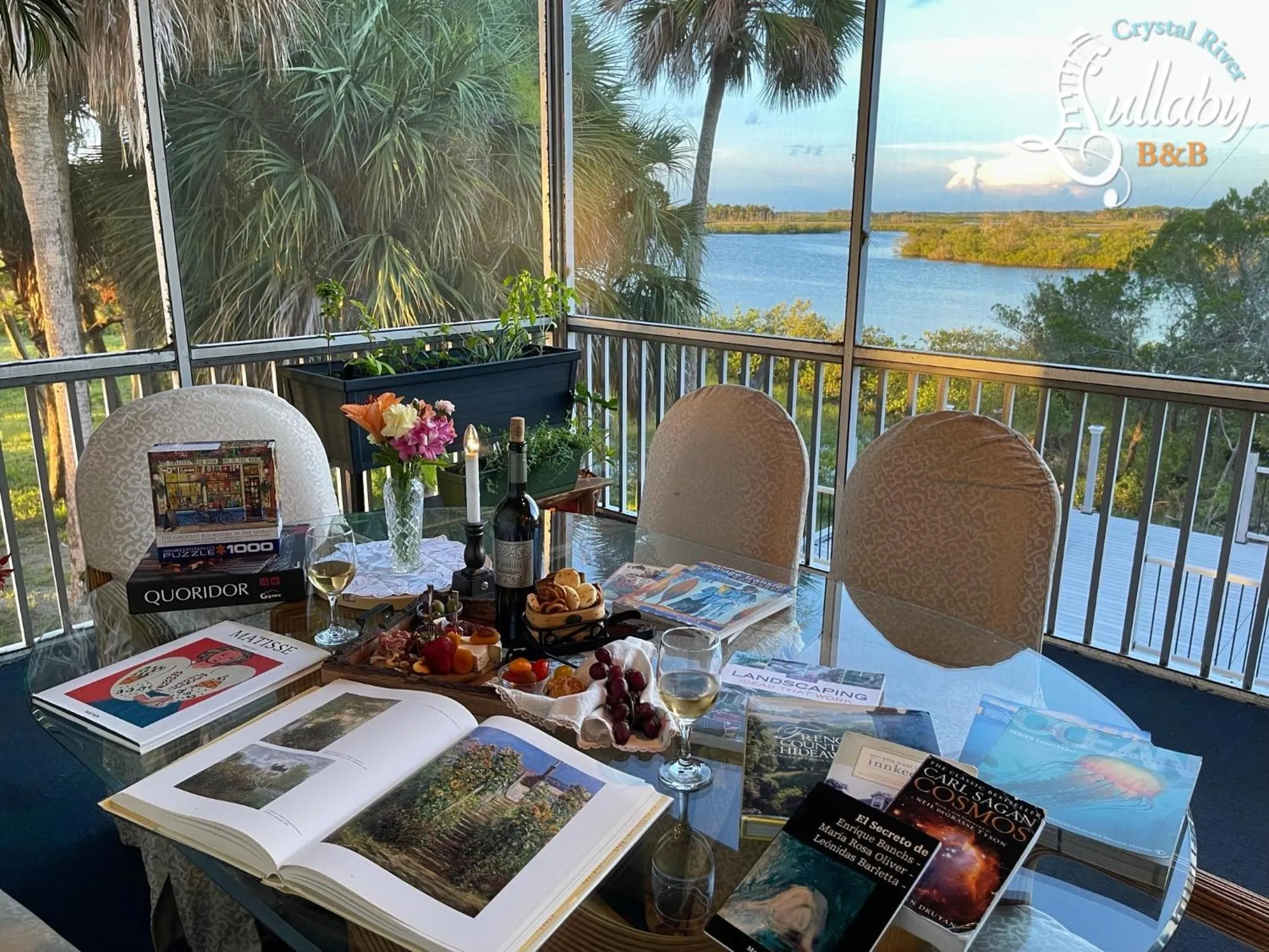 Restaurant/places to eat in Crystal River Lullaby B&B