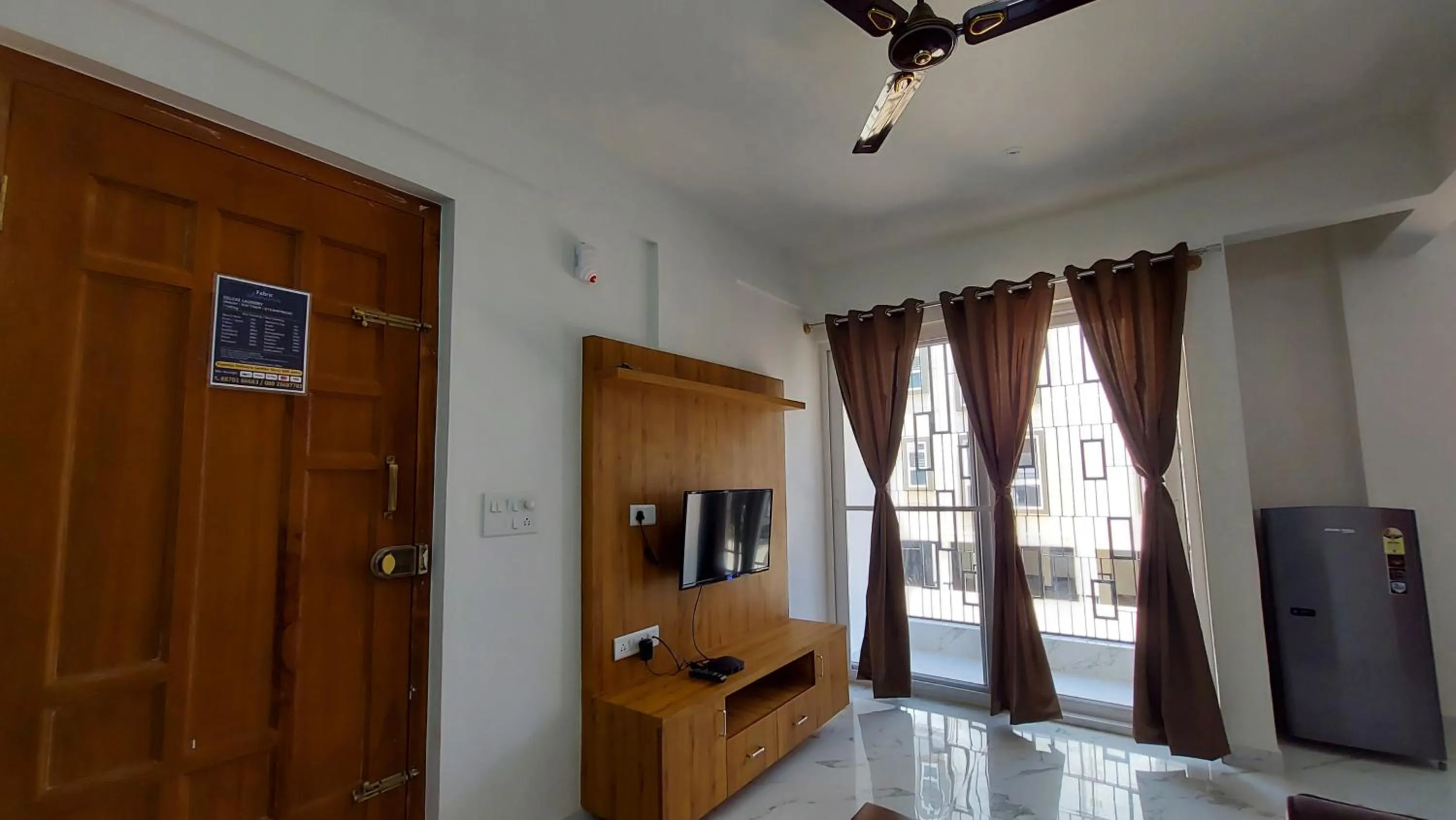 TV and multimedia in Tranquil Serviced Apartments - HSR Layout