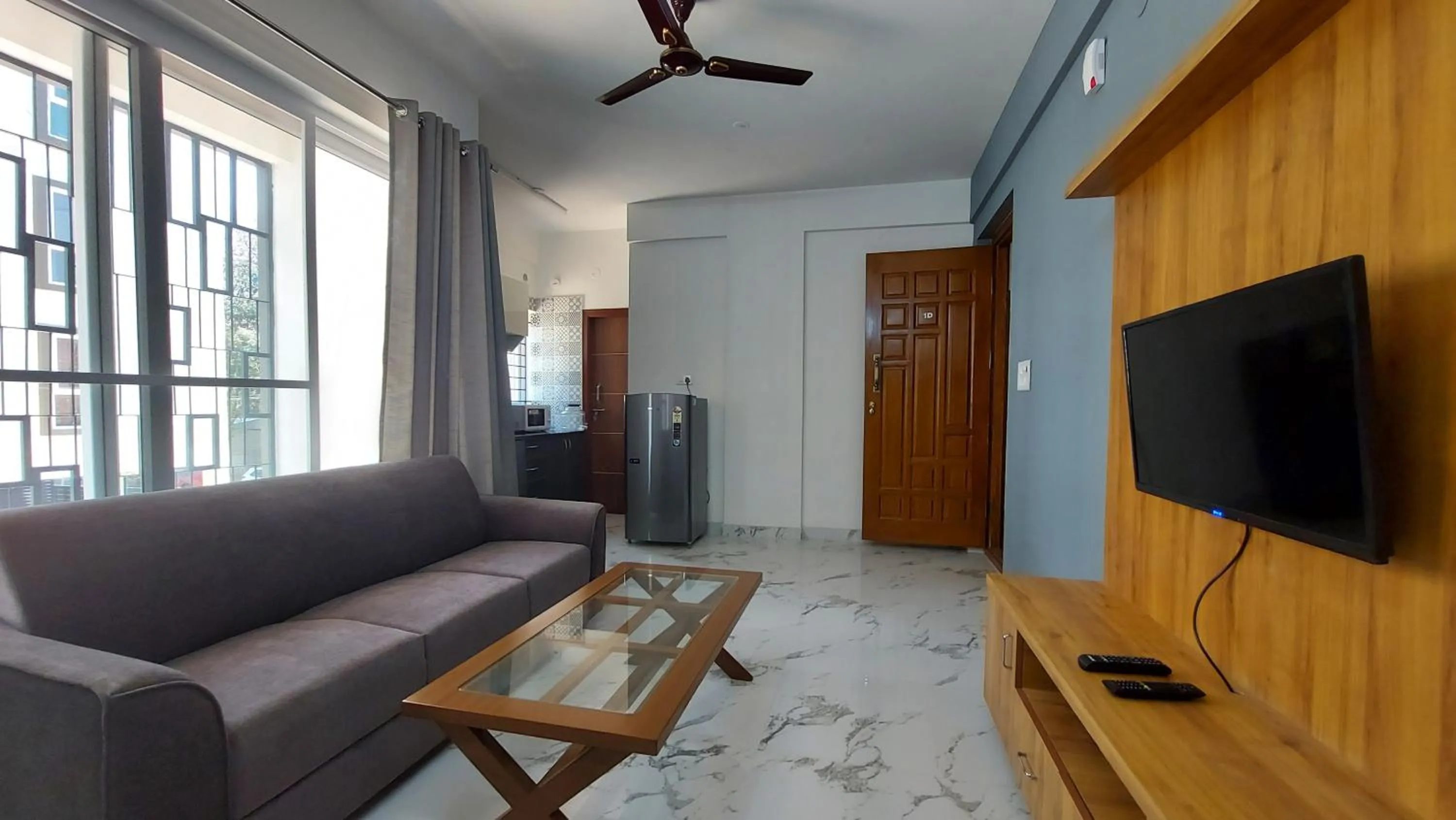 TV and multimedia in Tranquil Serviced Apartments - HSR Layout