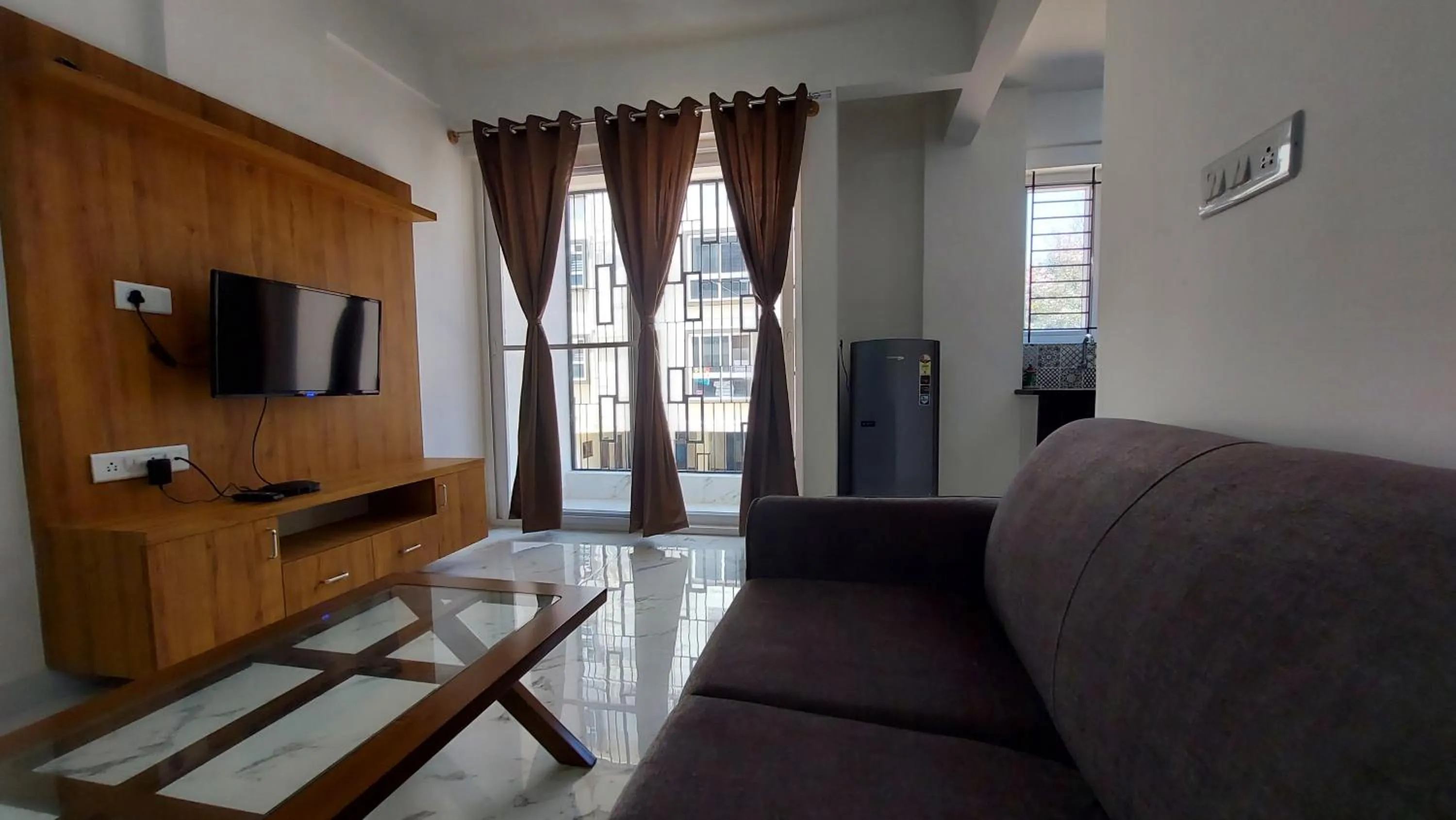 TV and multimedia in Tranquil Serviced Apartments - HSR Layout
