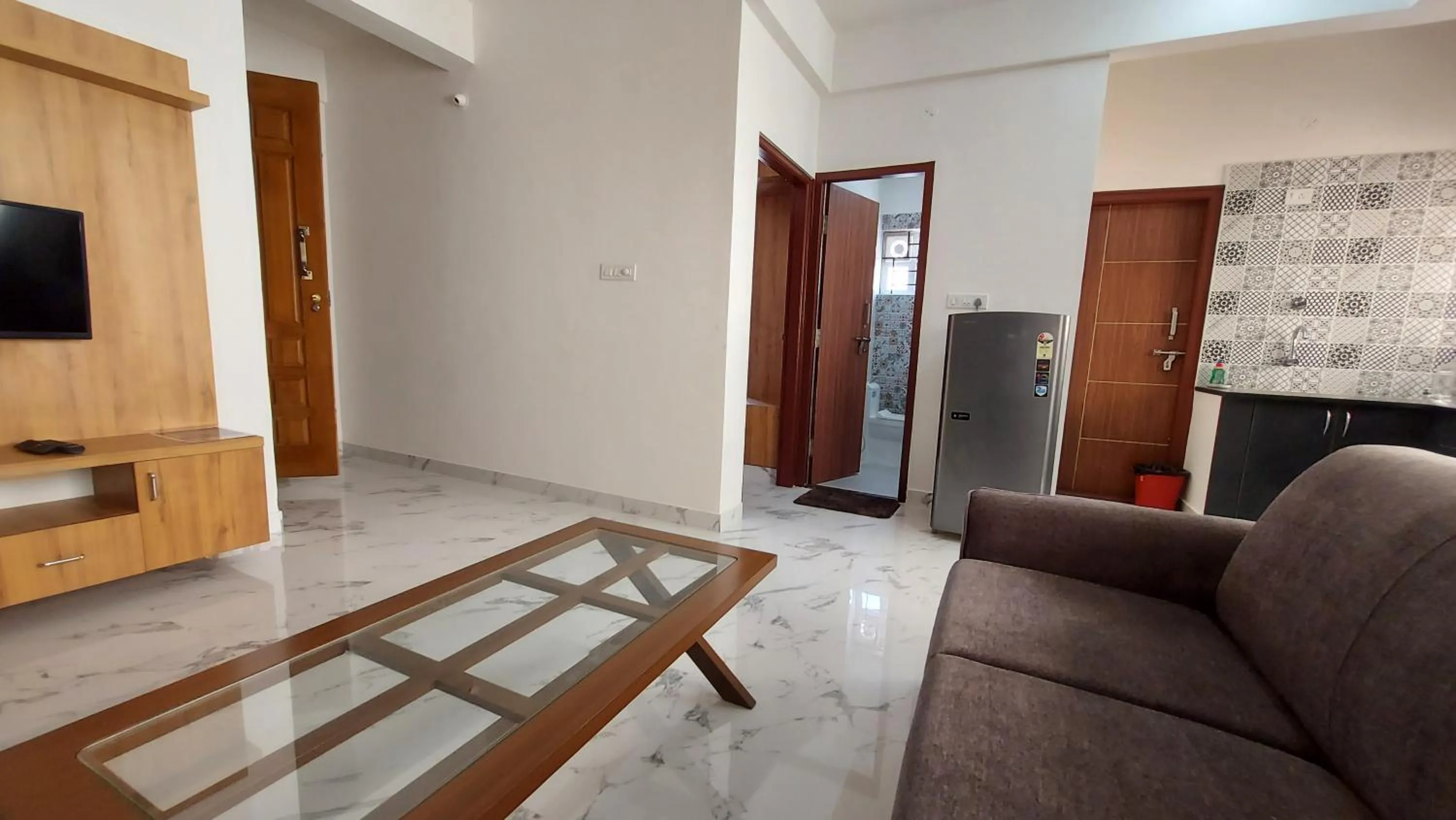 TV and multimedia in Tranquil Serviced Apartments - HSR Layout