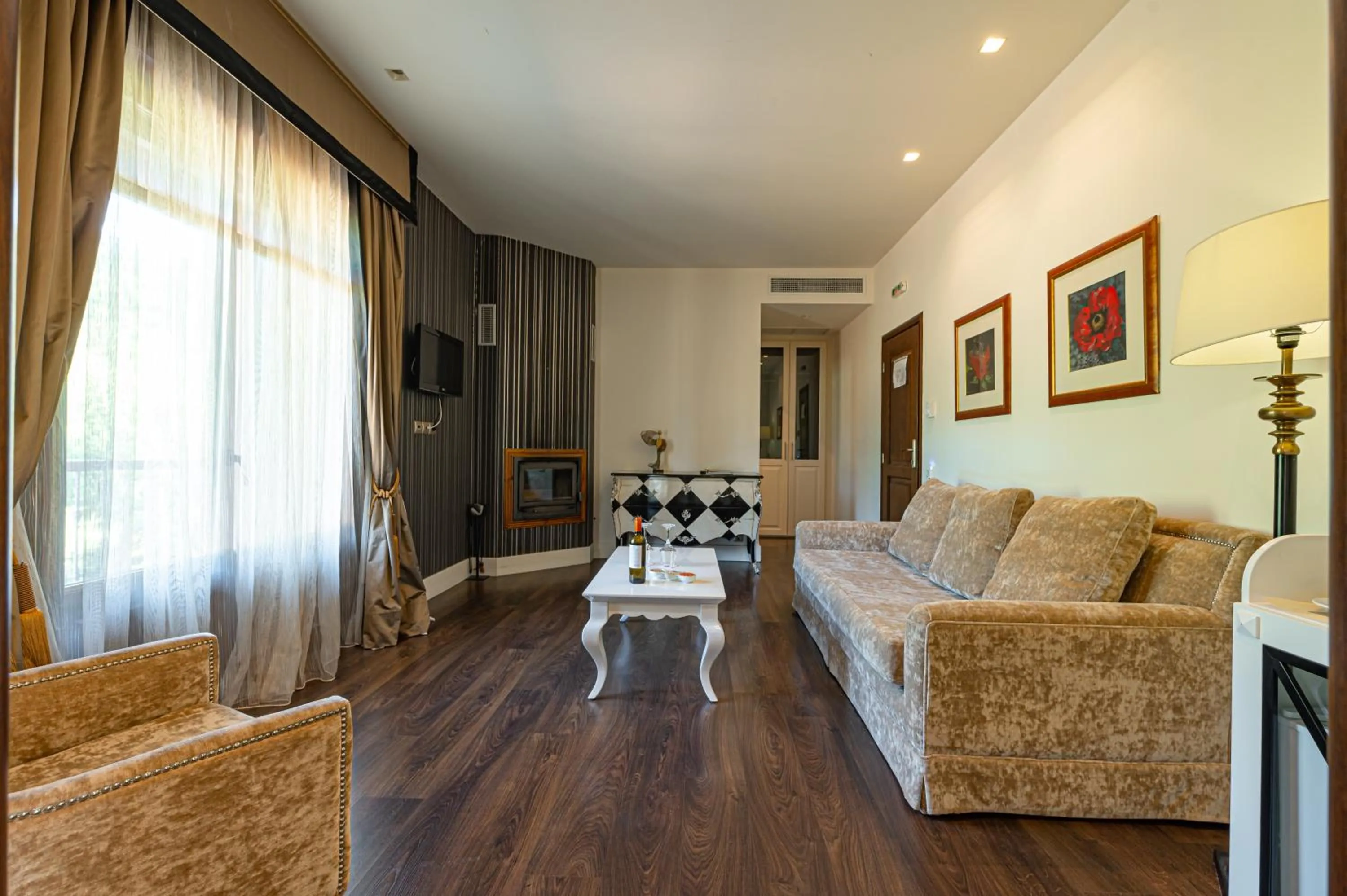 Living room in Nymfasia Resort