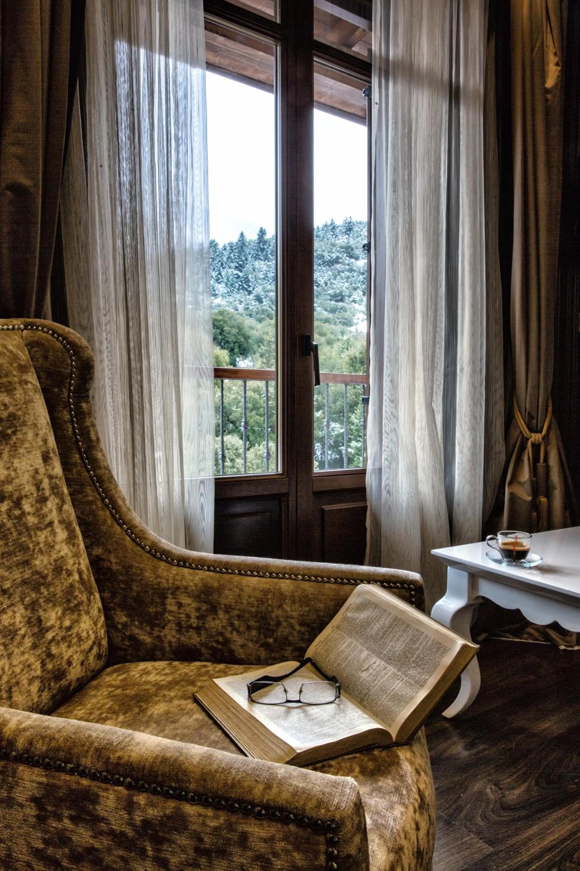 Seating area in Nymfasia Resort