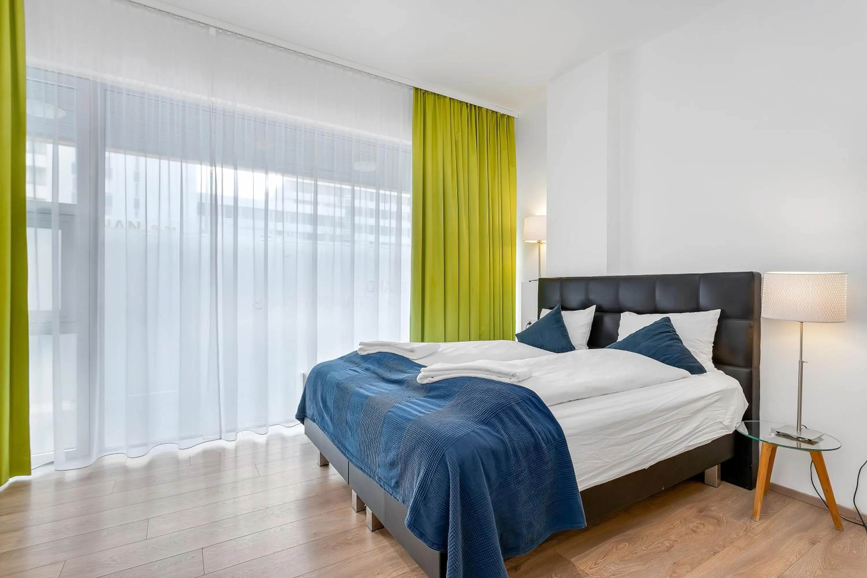 Bed in Iceland Comfort Apartments by Heimaleiga