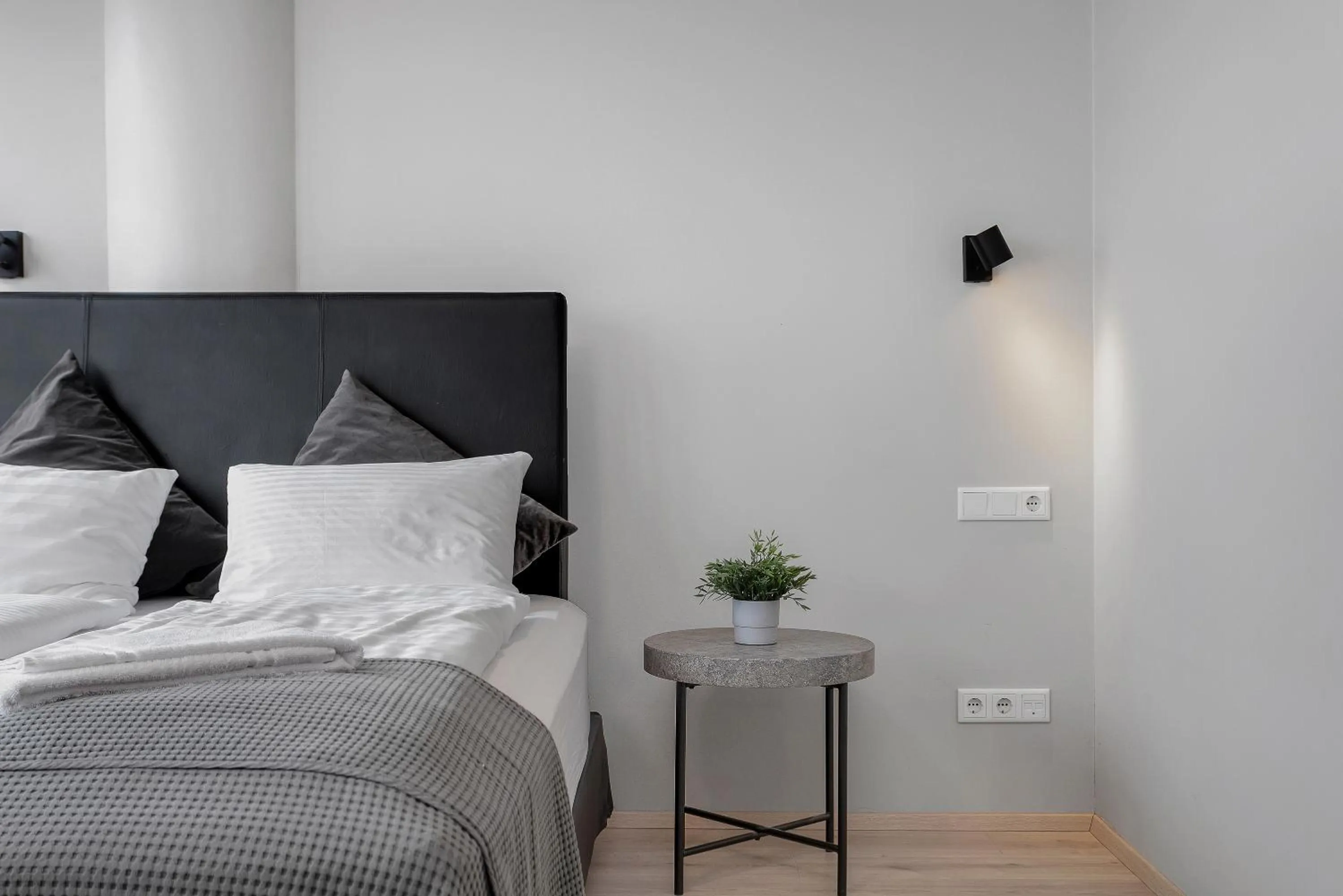 Bed in Iceland Comfort Apartments by Heimaleiga