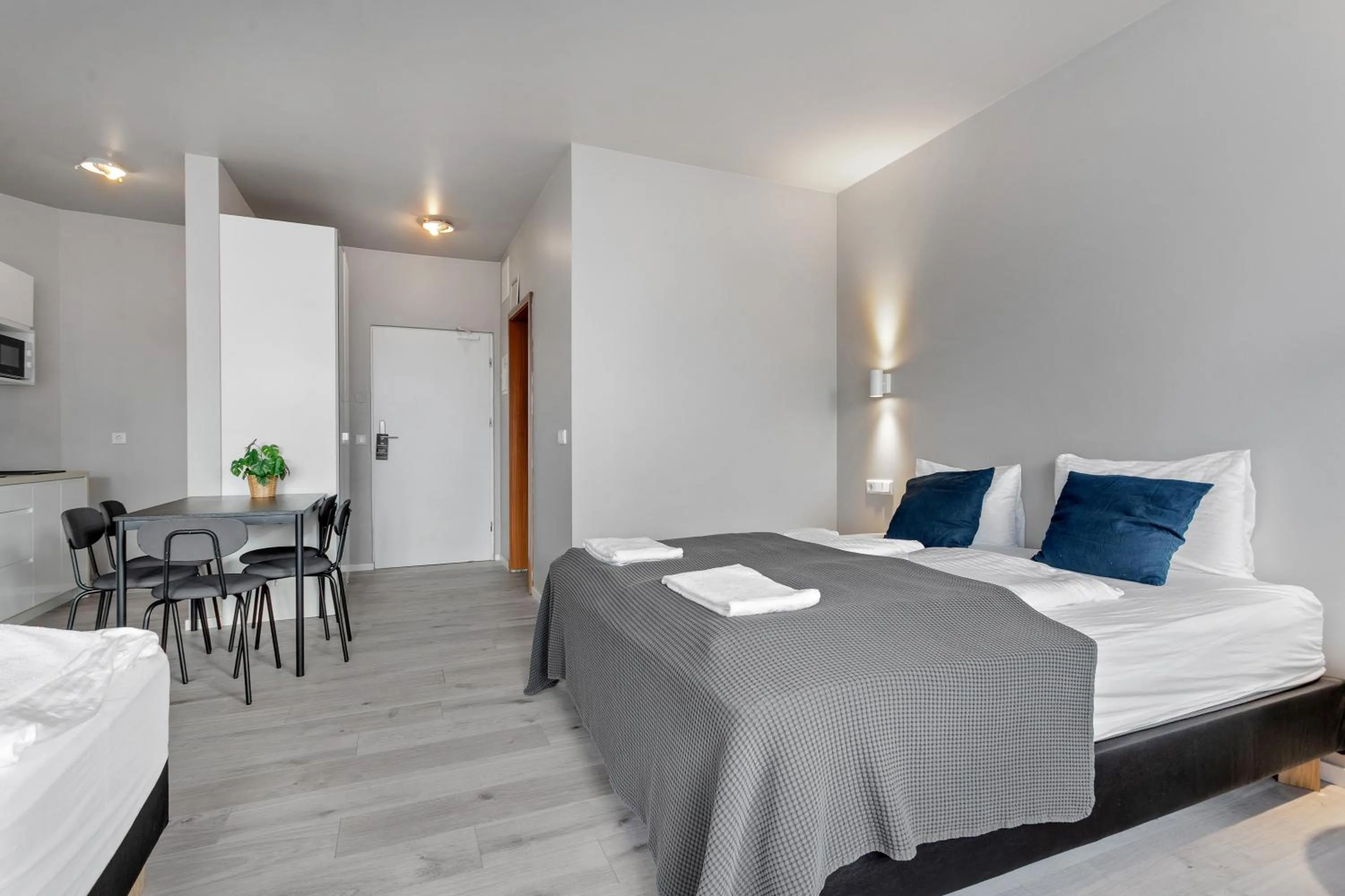 Bed in Iceland Comfort Apartments by Heimaleiga