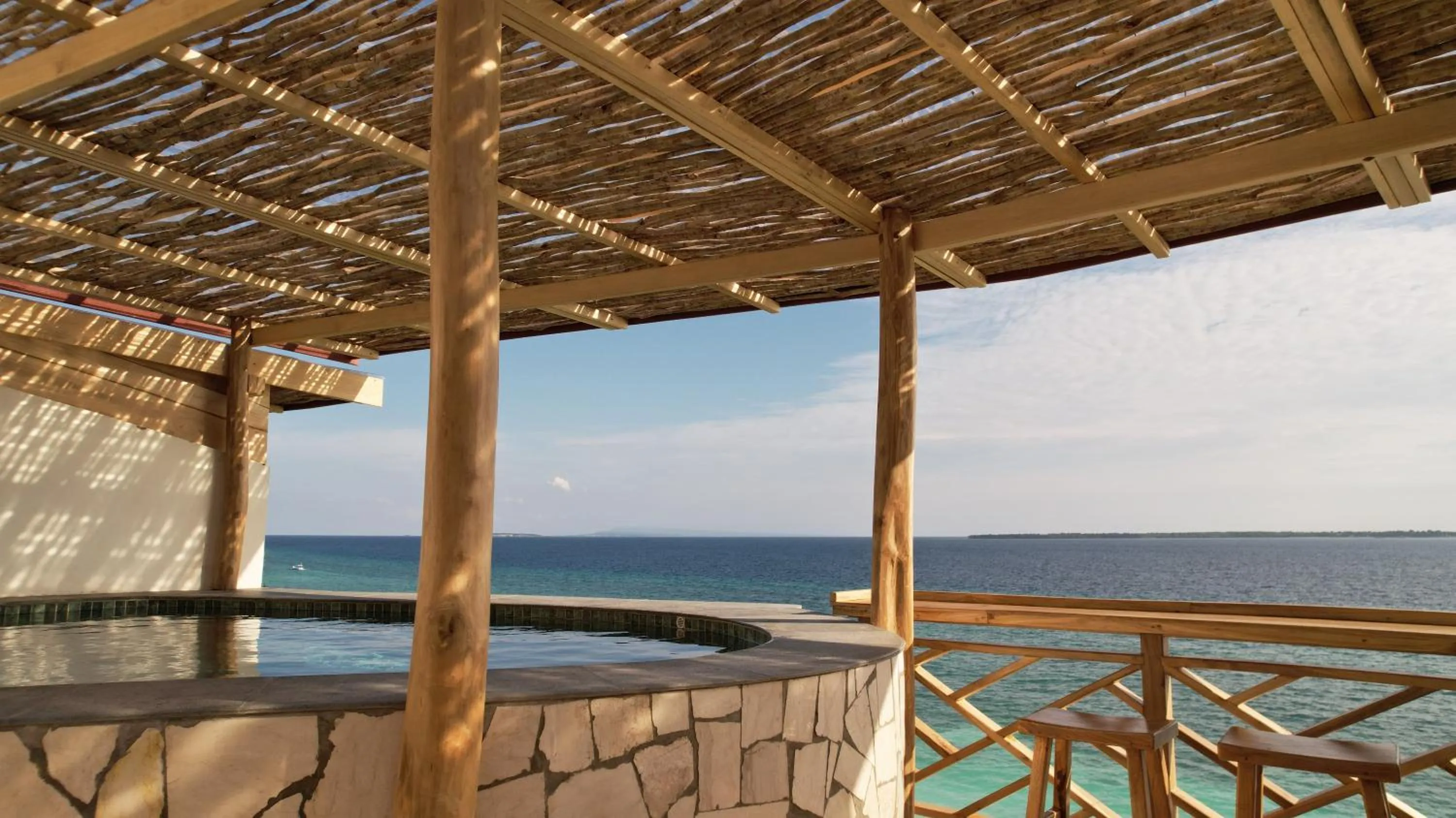 Pool view in Akasha Beach Club