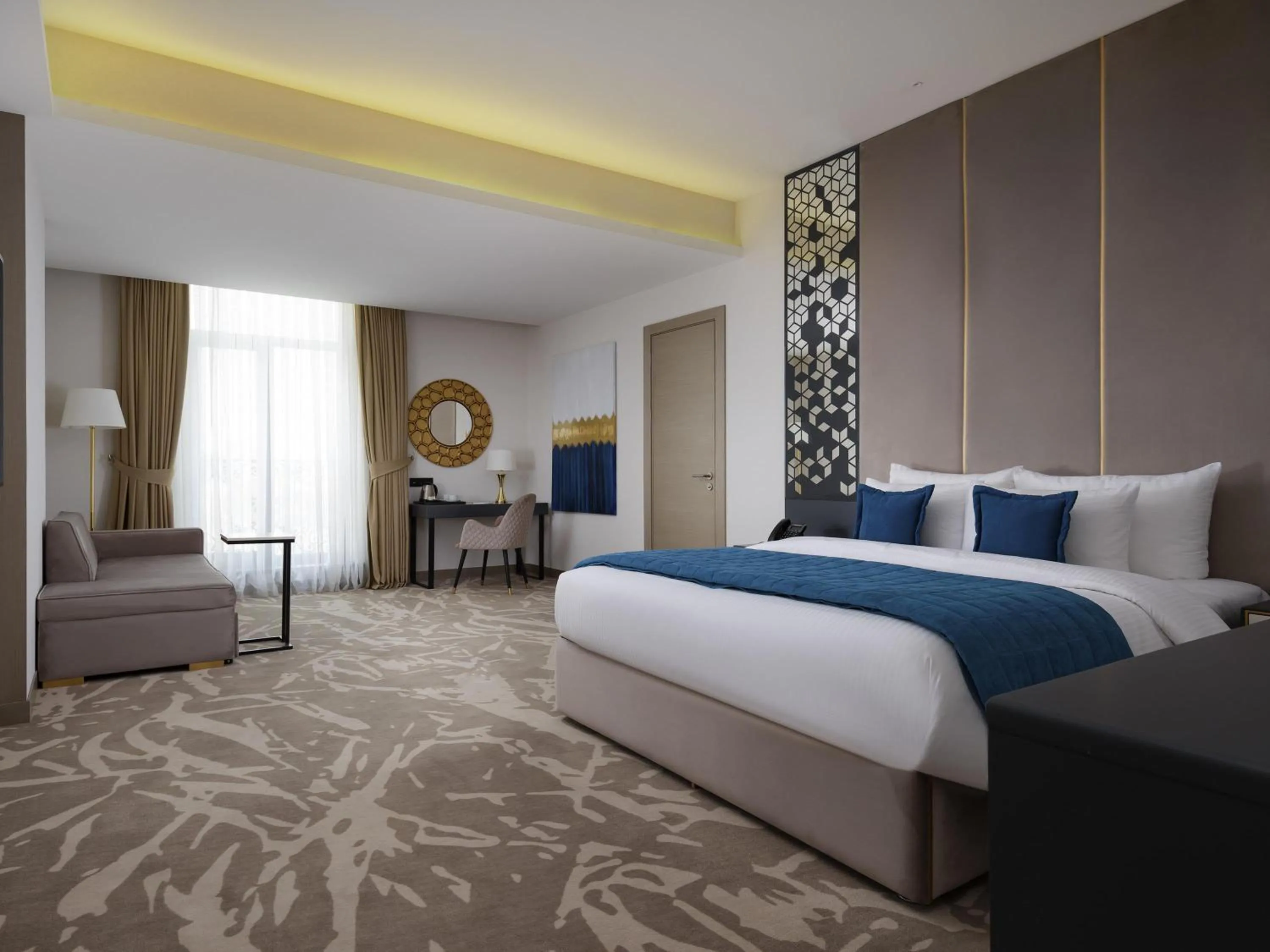 Bedroom, Bed in Mercure Tashkent South