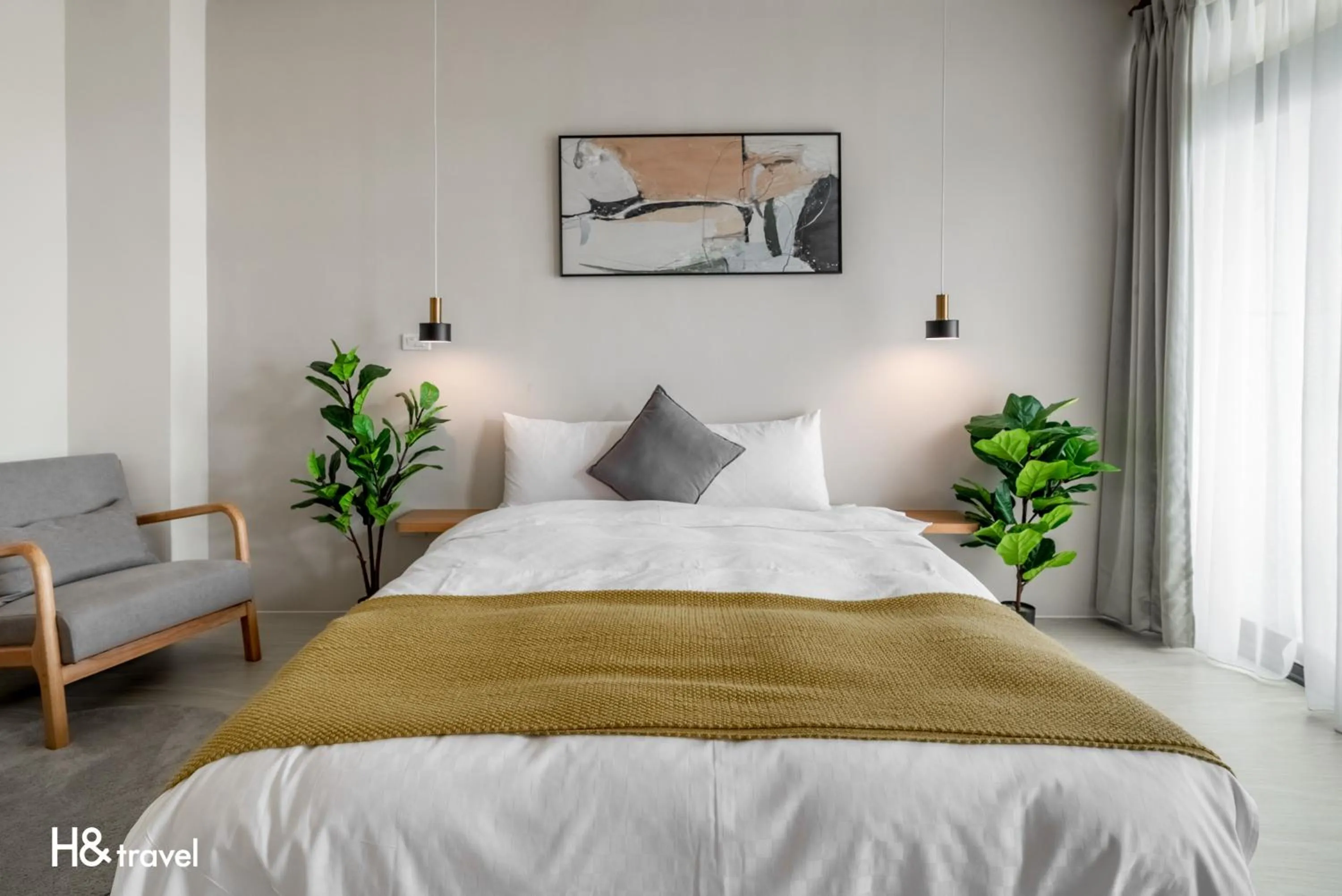 On site, Bed in Taitung Feng Lin Resort Hotel