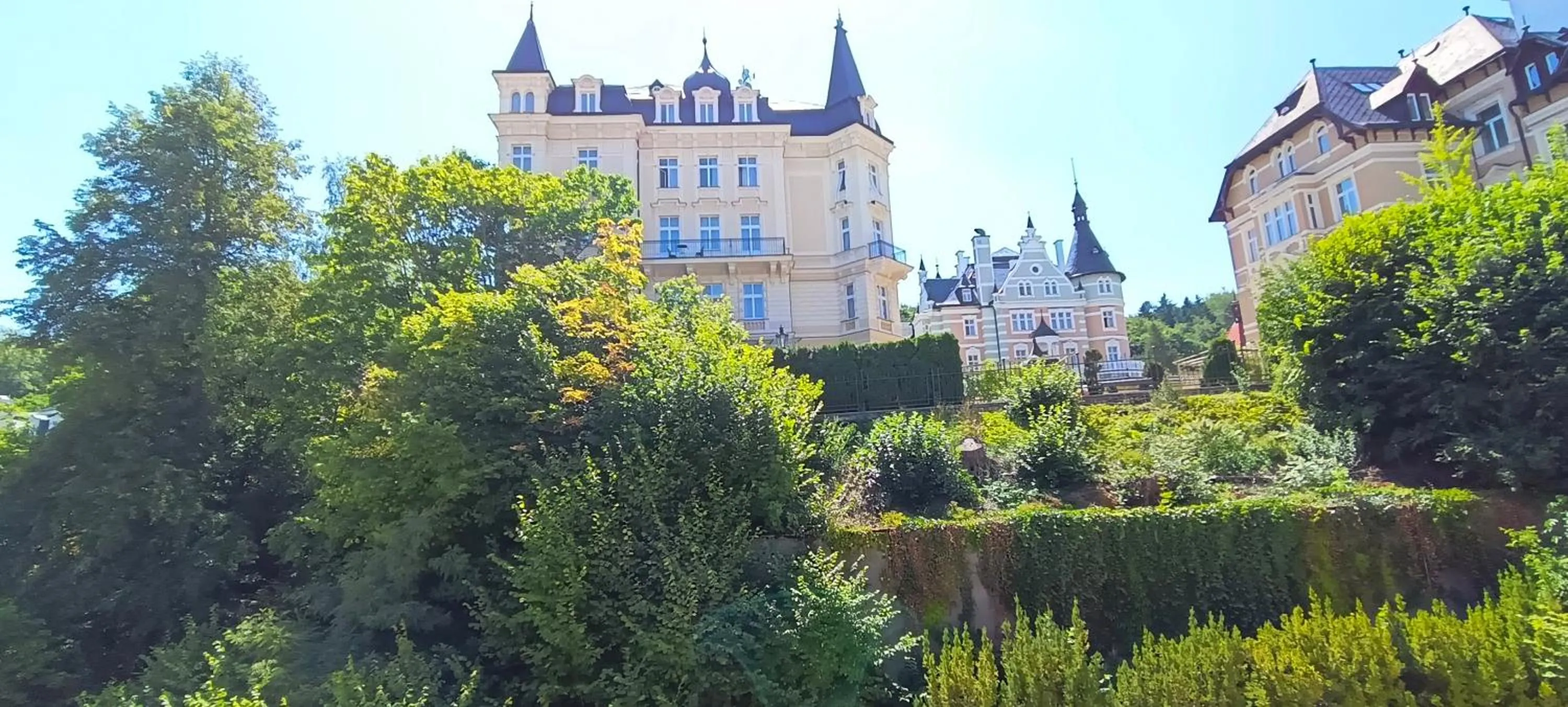 Garden view in Rezidence Sadová