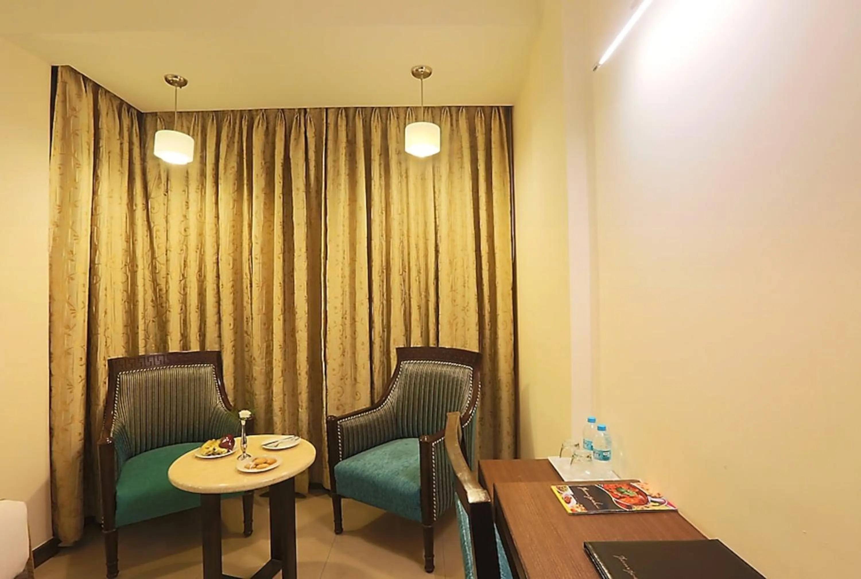 Seating area in The Pamposh Hotel