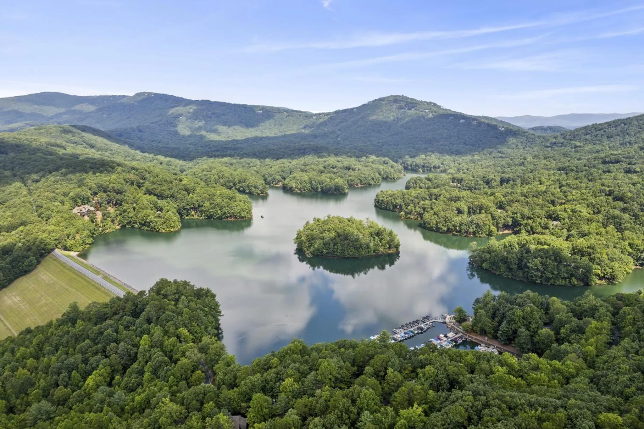 Lake view in Petit Crest Villas