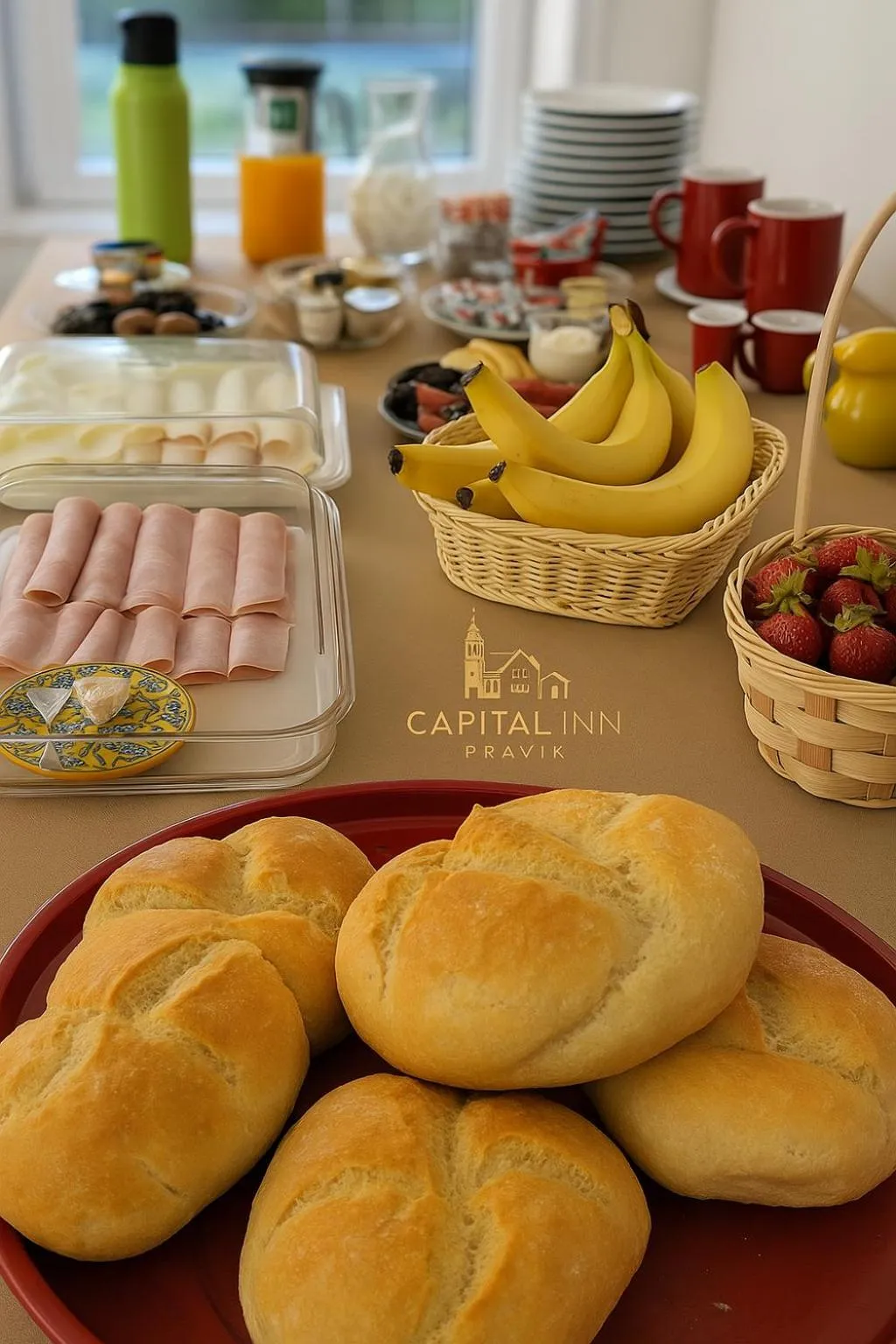 Breakfast in Hotel Capital Inn Tirana