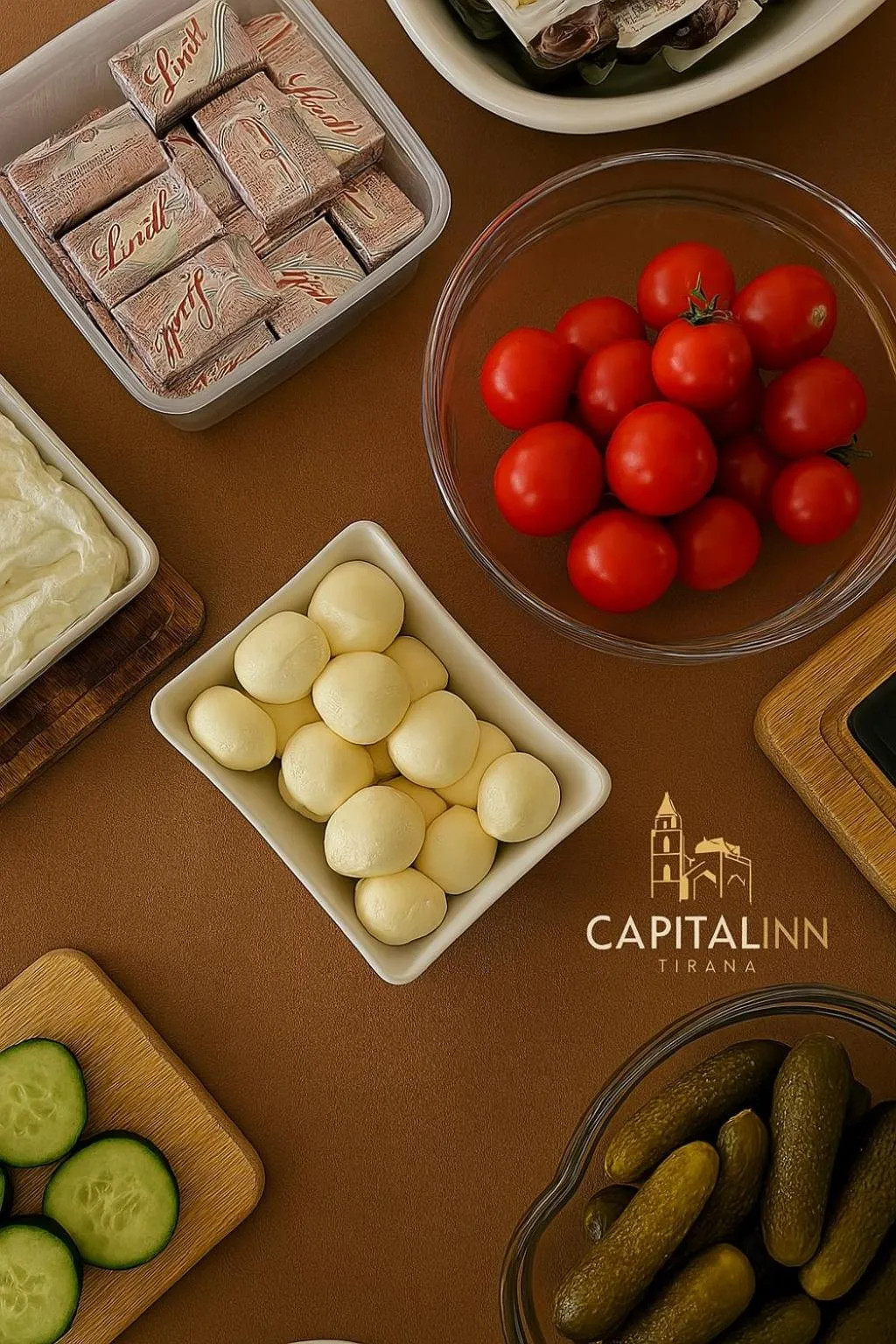 Breakfast in Hotel Capital Inn Tirana